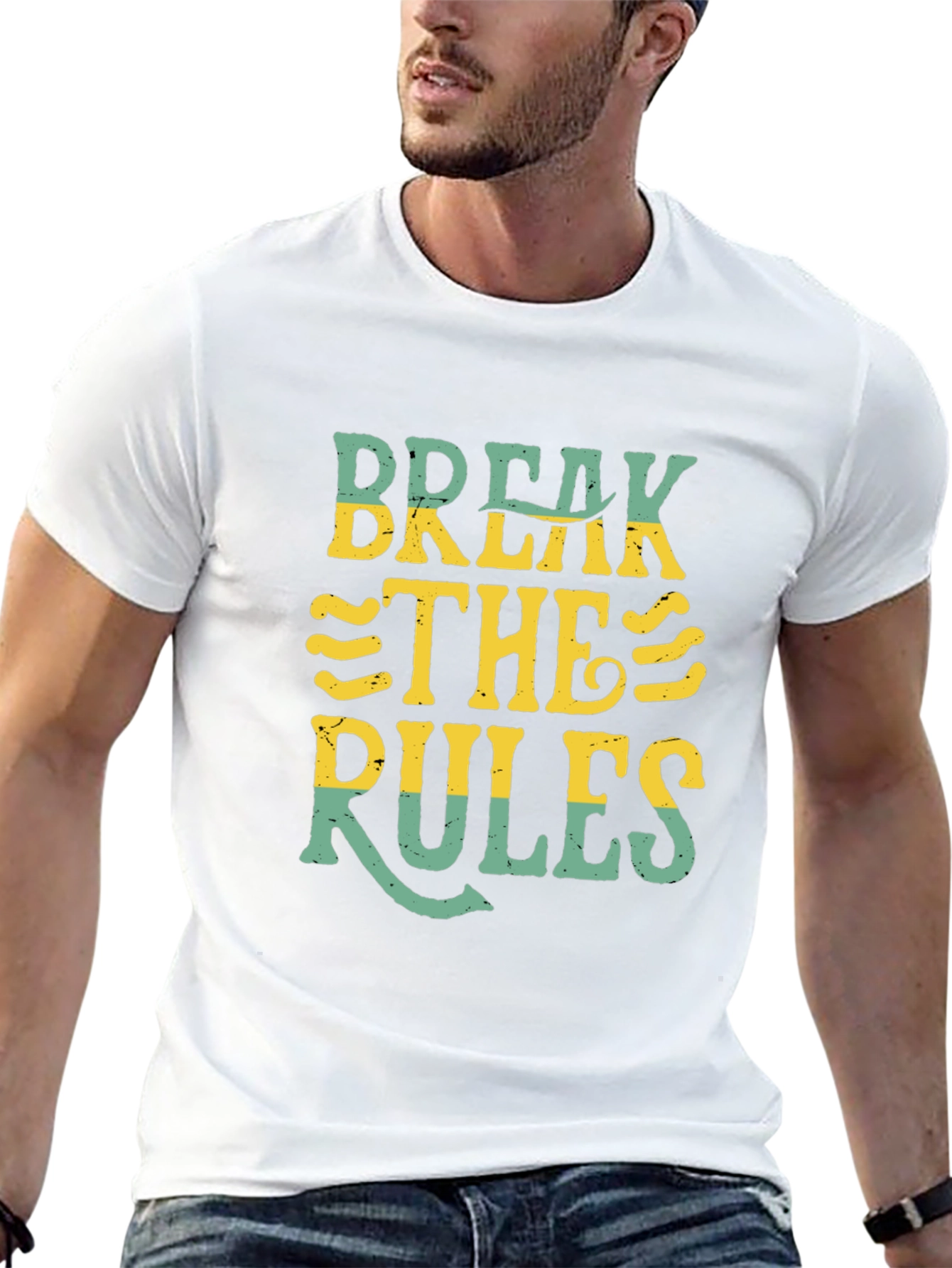 Break the Rules Graphic T-Shirt - Black