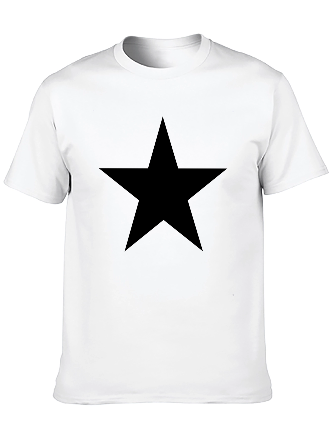 Black Star Graphic Tee - Casual Comfort