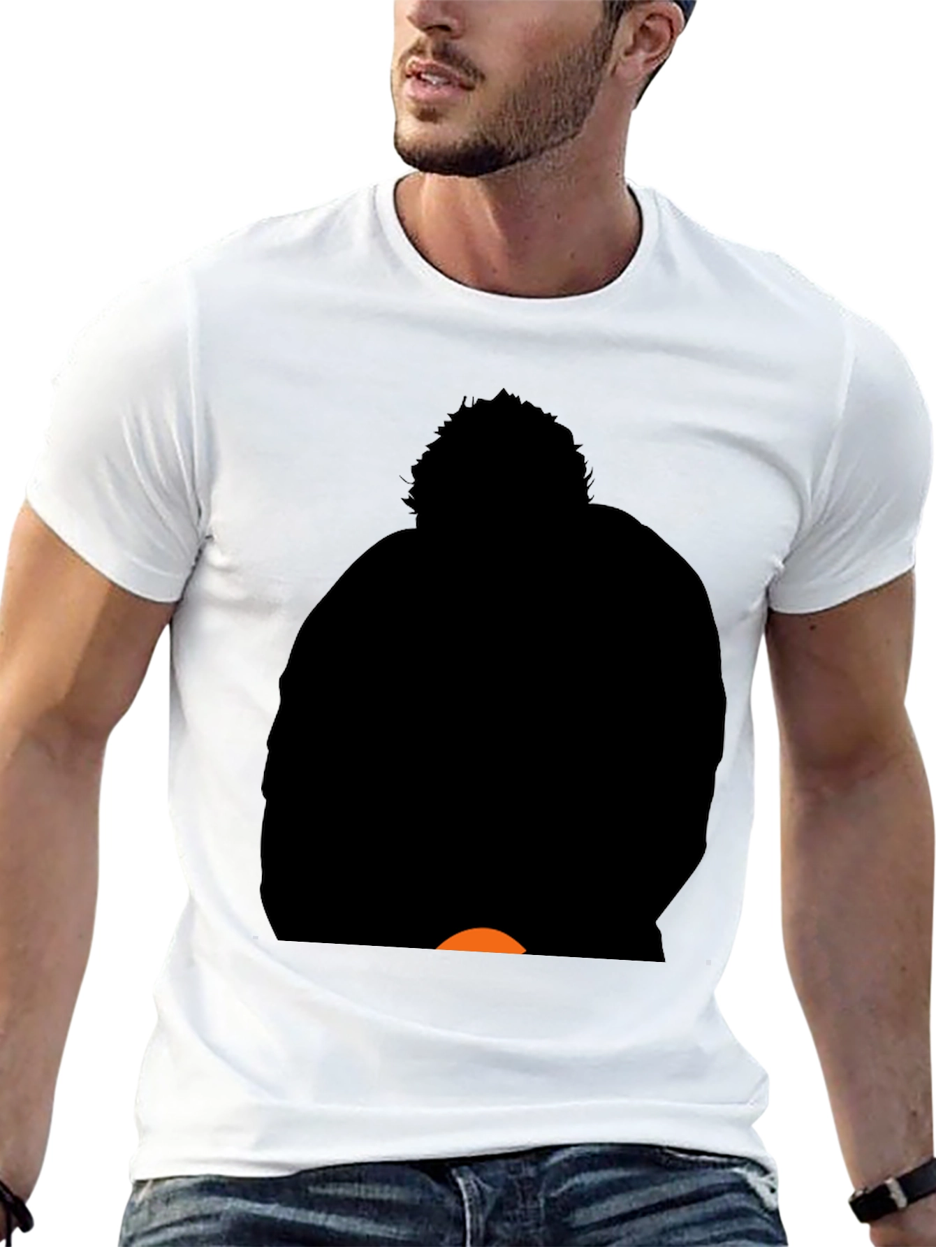 Silhouette Graphic Black T-Shirt