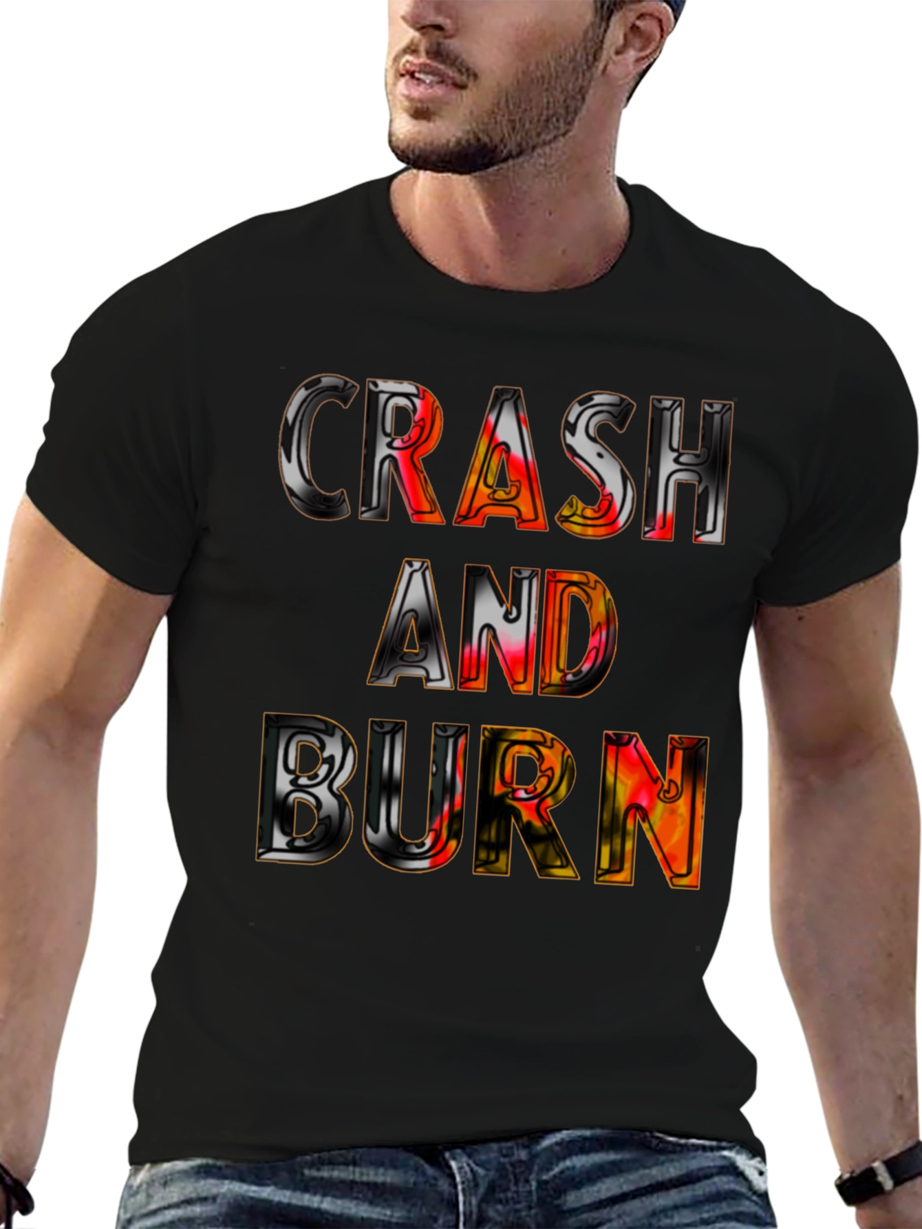Crash and Burn Graphic Tee