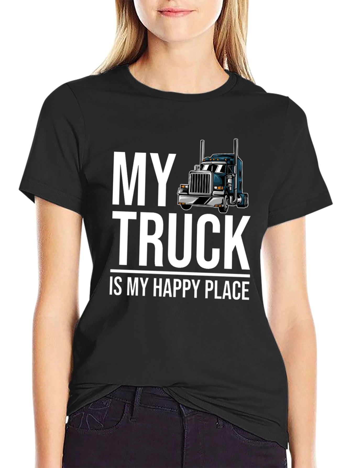 My Truck Is My Happy Place T-Shirt