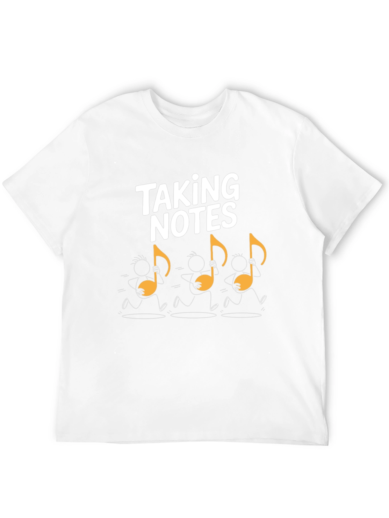 Taking Notes Music T-Shirt - Black Novelty Tee