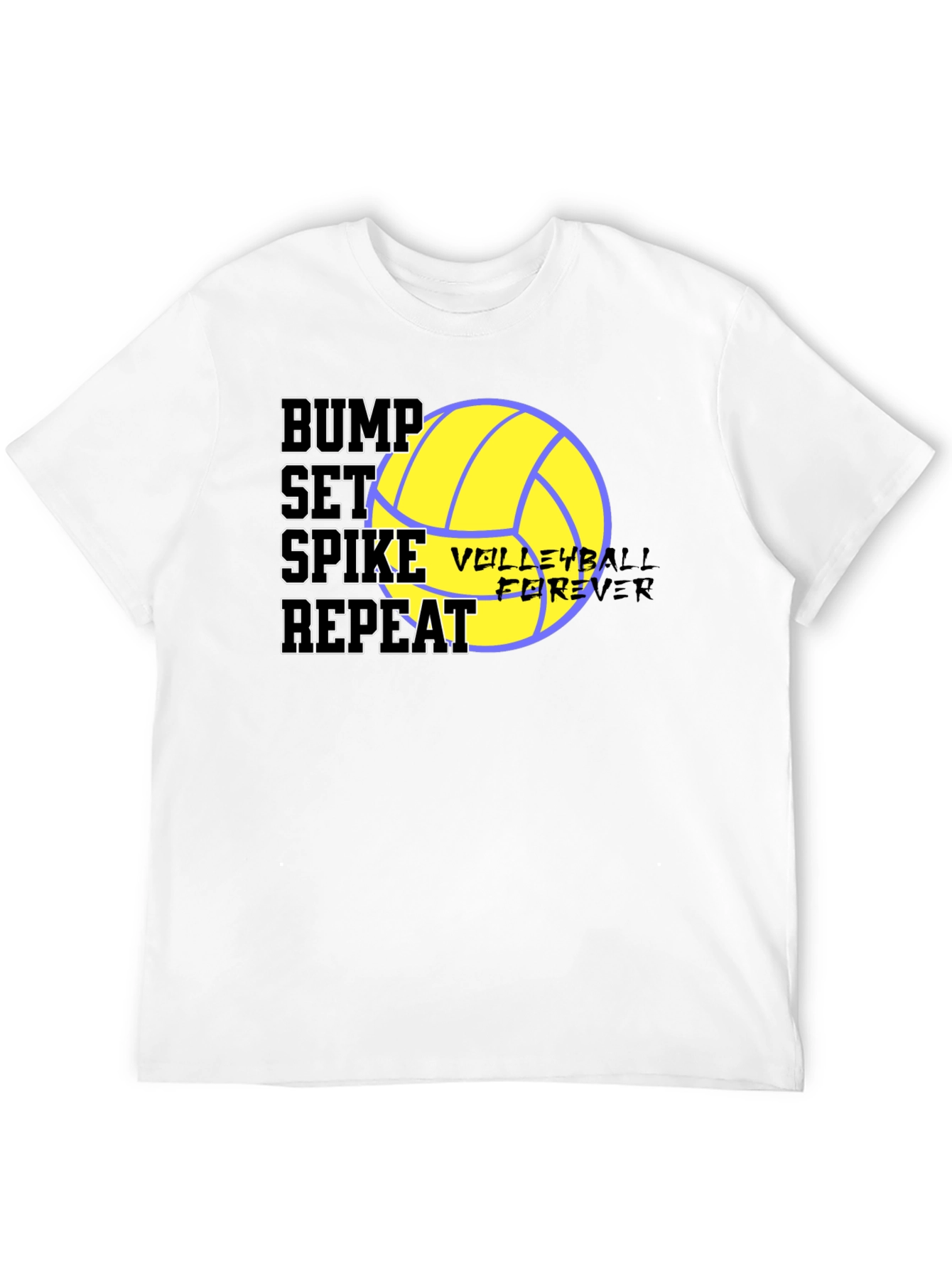 Bump Set Spike Repeat Volleyball T-Shirt