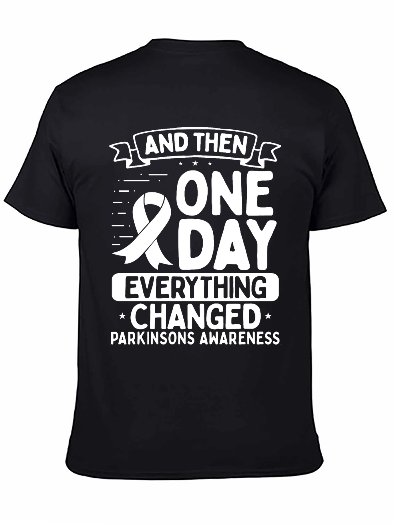 Parkinsons Awareness T-Shirt: One Day Everything Changed