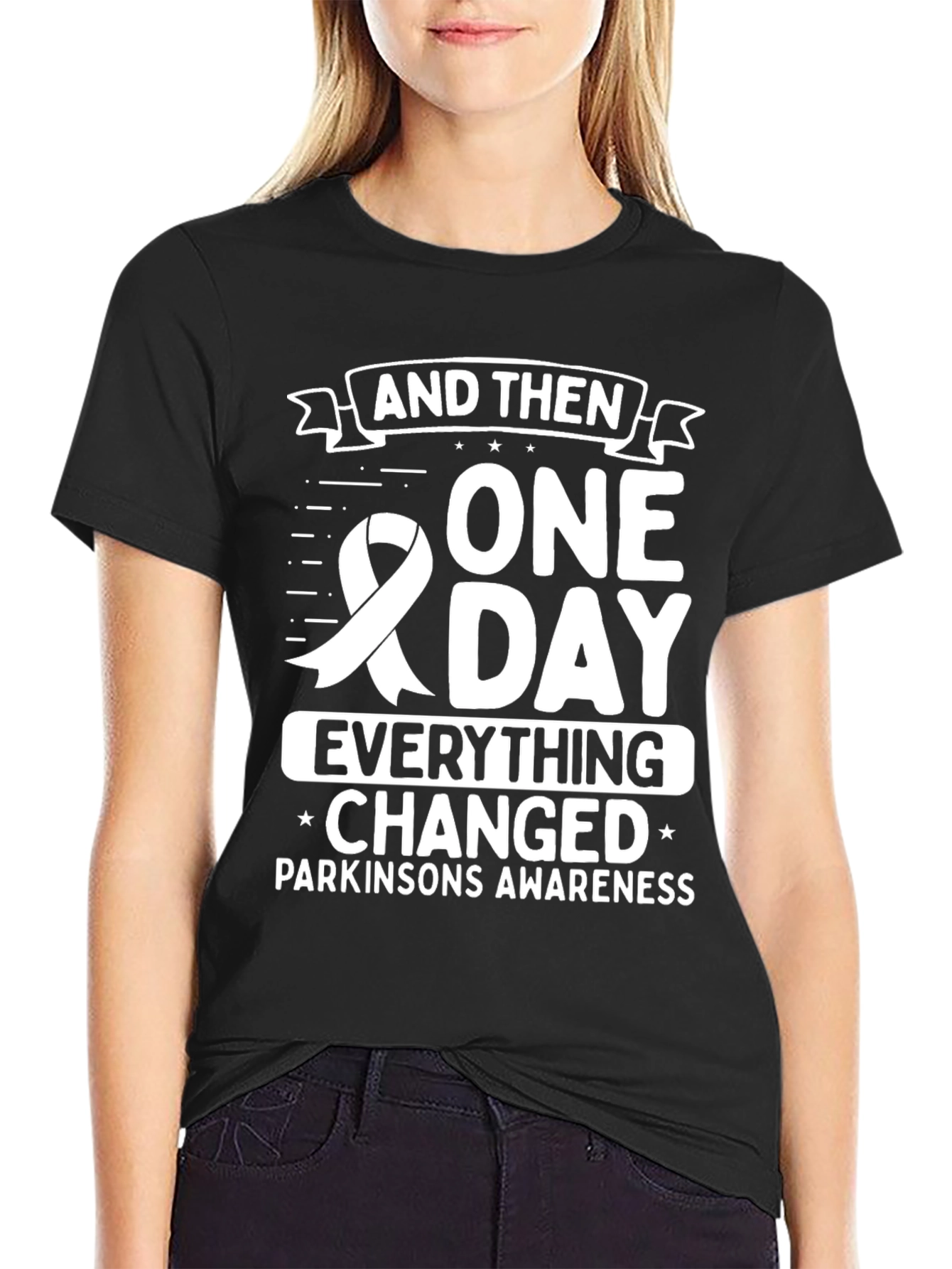 Parkinsons Awareness T-Shirt: One Day Everything Changed