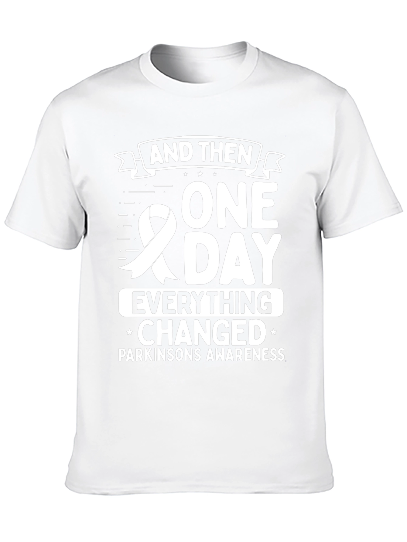 Parkinsons Awareness T-Shirt: One Day Everything Changed