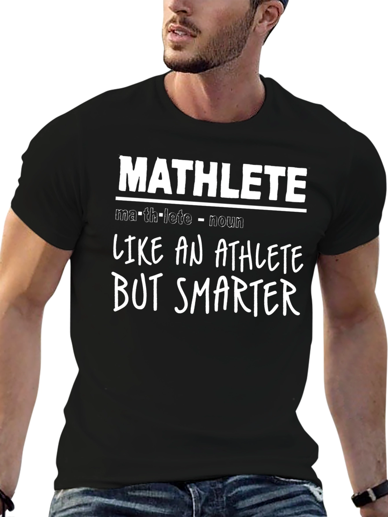 Mathlete T-Shirt - Like an Athlete But Smarter
