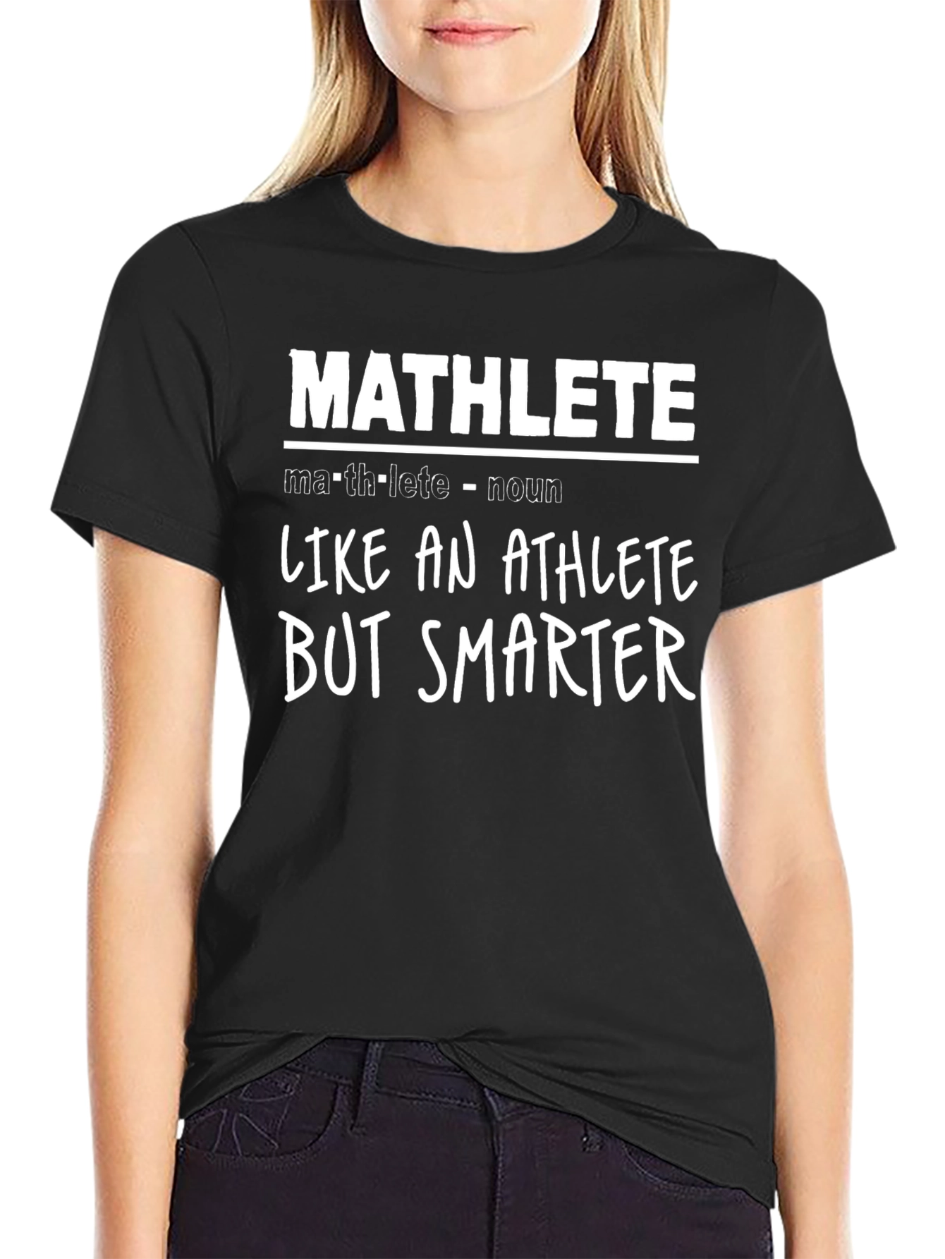 Mathlete T-Shirt - Like an Athlete But Smarter