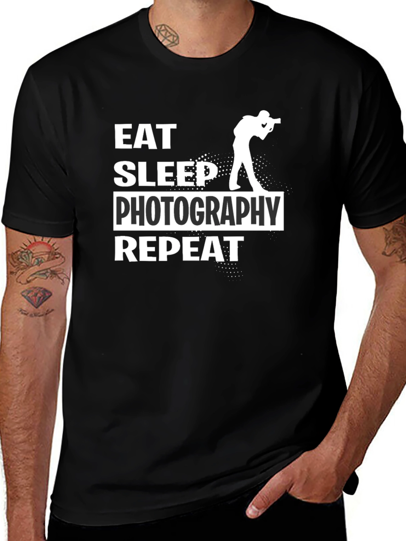 Eat Sleep Photography Repeat T-Shirt