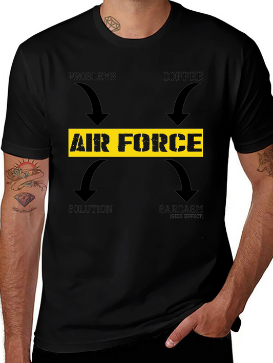 Air Force Coffee Sarcasm T-Shirt