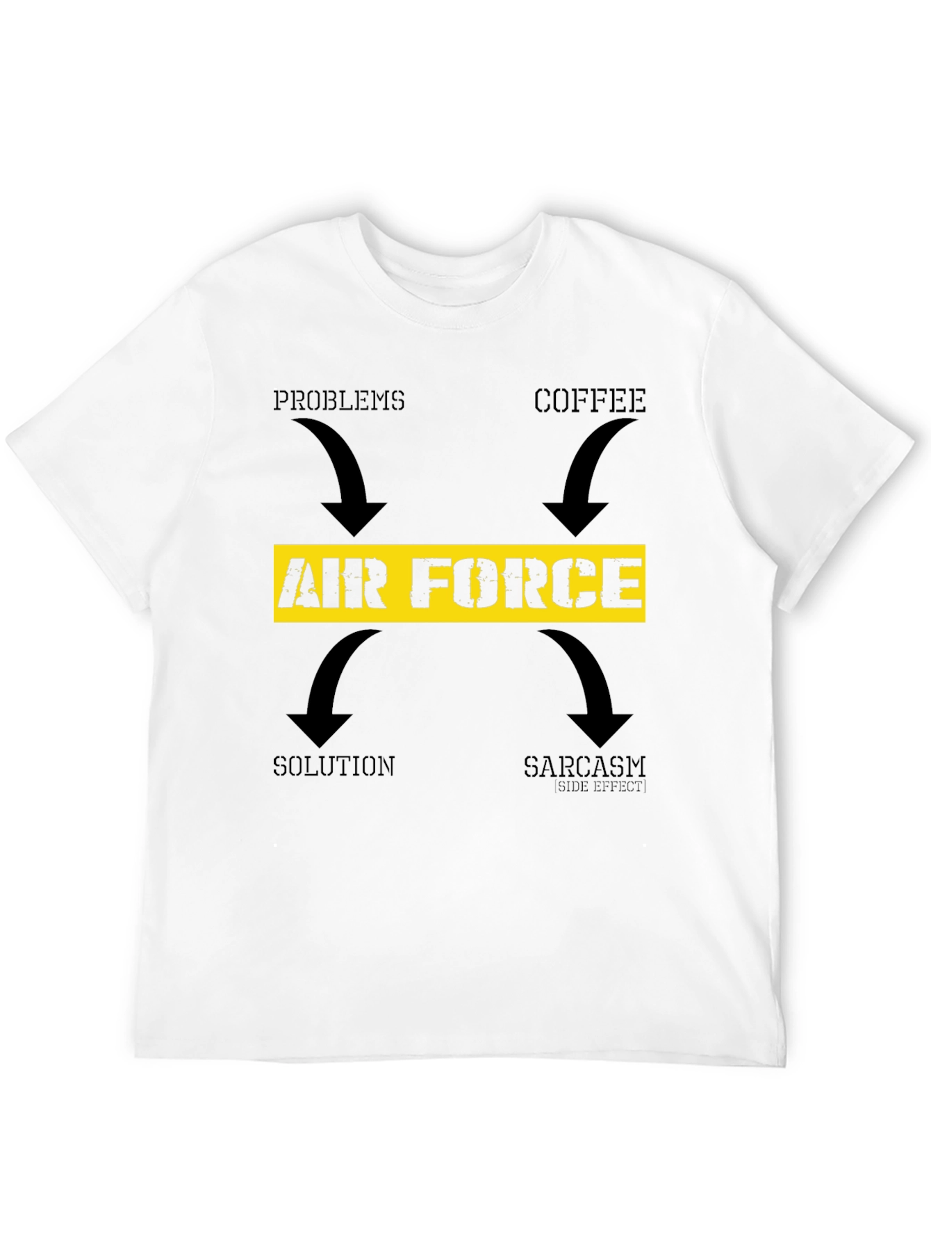Air Force Coffee Sarcasm T-Shirt