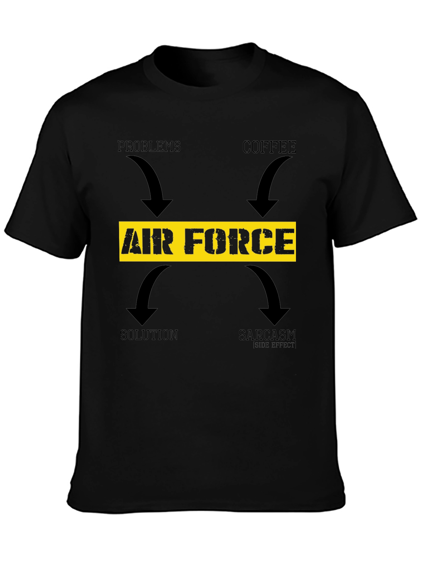 Air Force Coffee Sarcasm T-Shirt