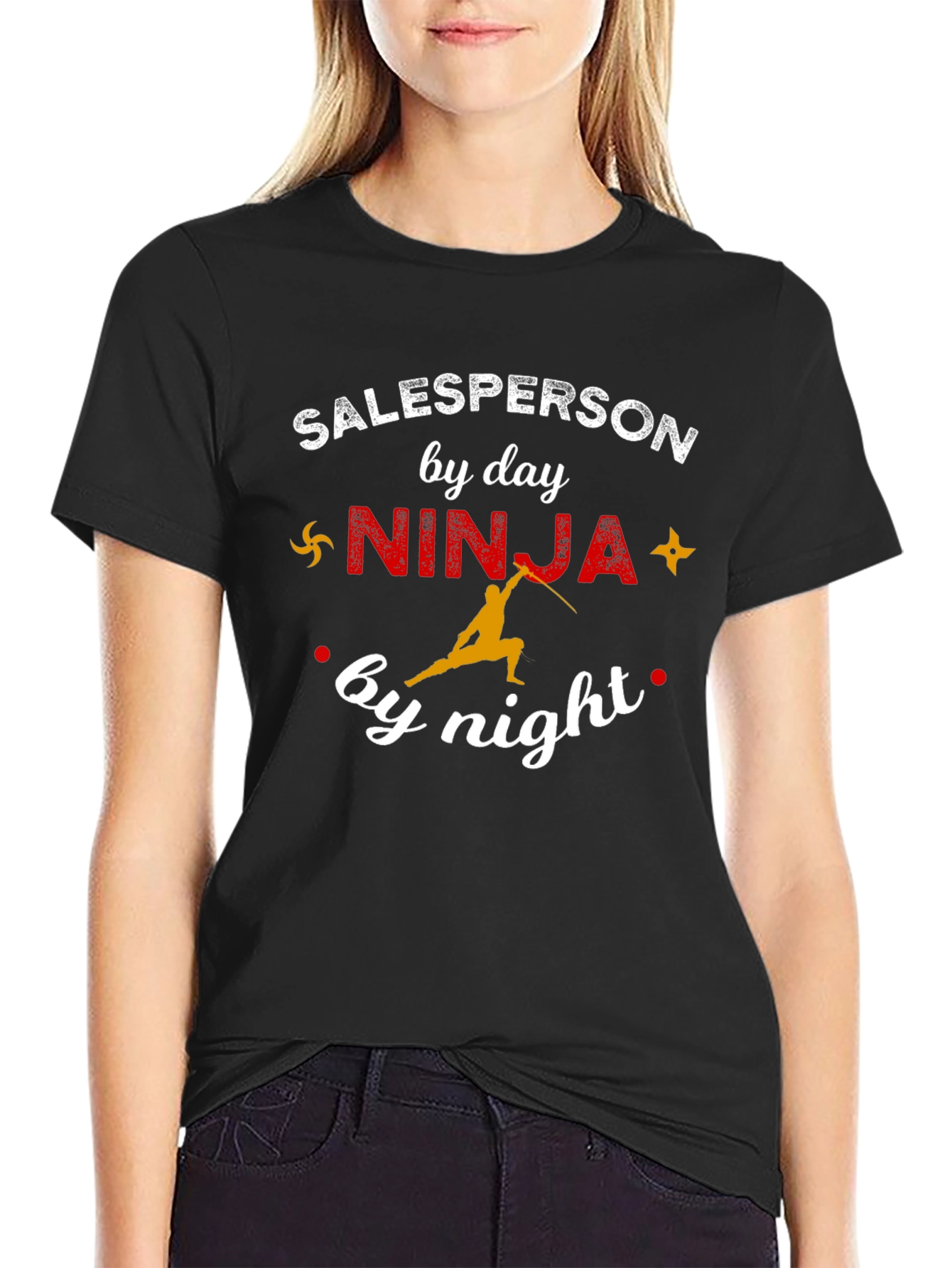 Salesperson Ninja T-Shirt - Funny Mens Tee