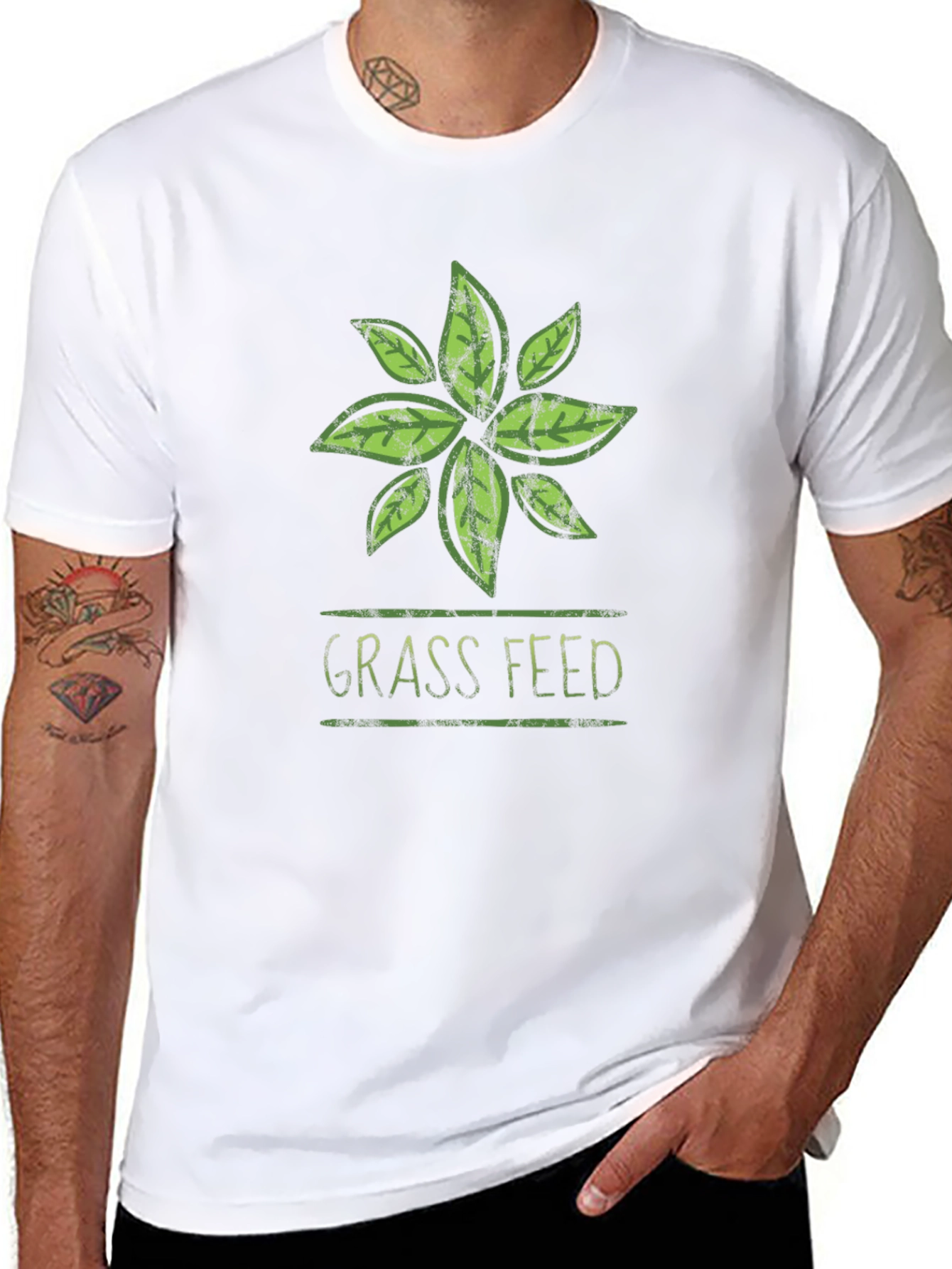 Grass Feed Graphic Tee - Eco Friendly Fashion