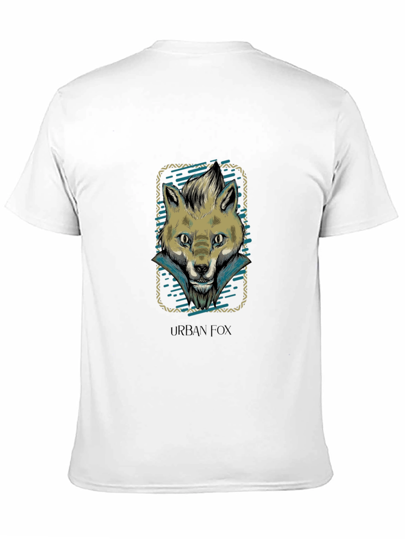 Urban Fox Graphic Print Crew Neck T-Shirt