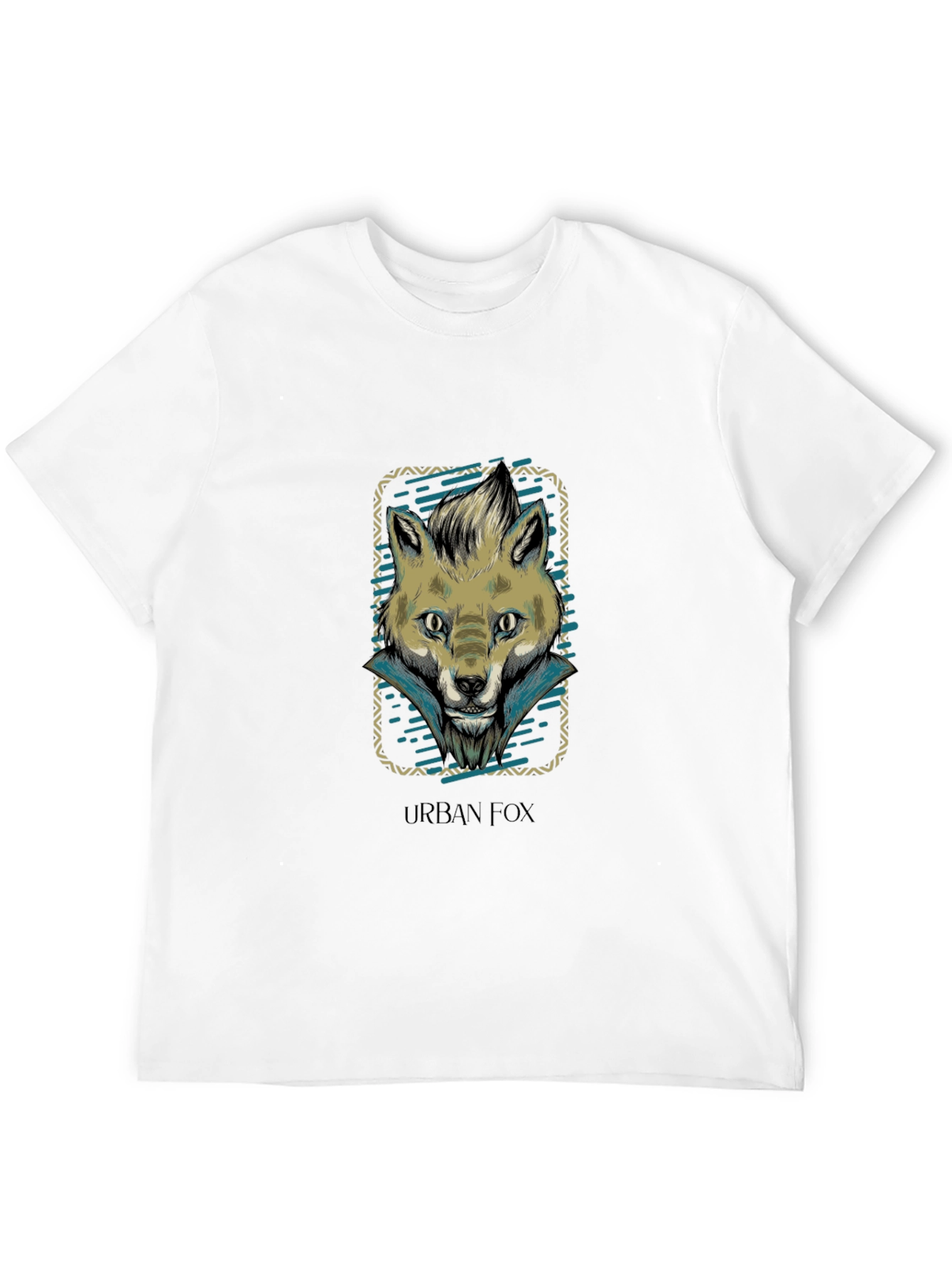 Urban Fox Graphic Print Crew Neck T-Shirt