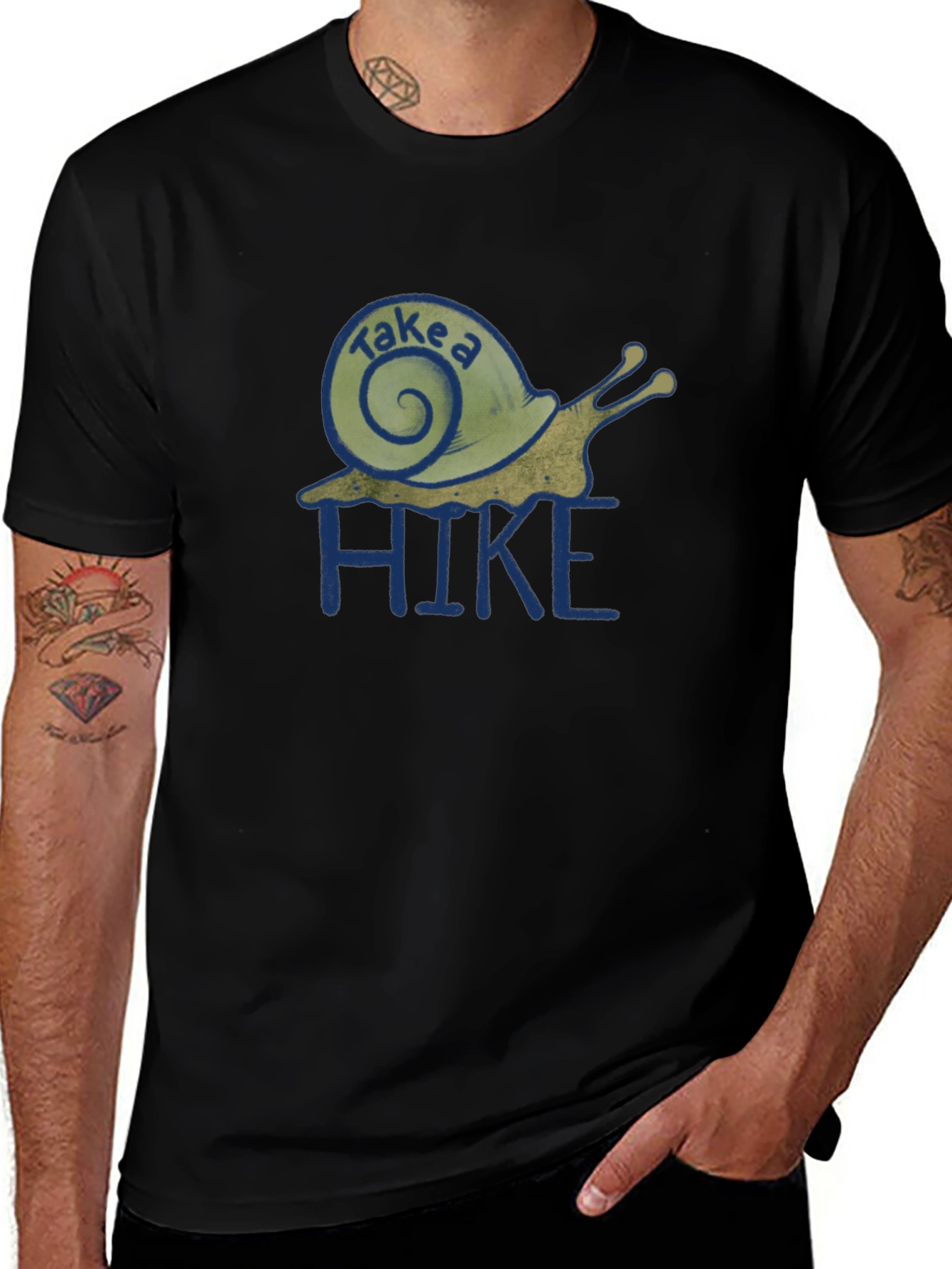 Take a Hike Snail Graphic T-Shirt