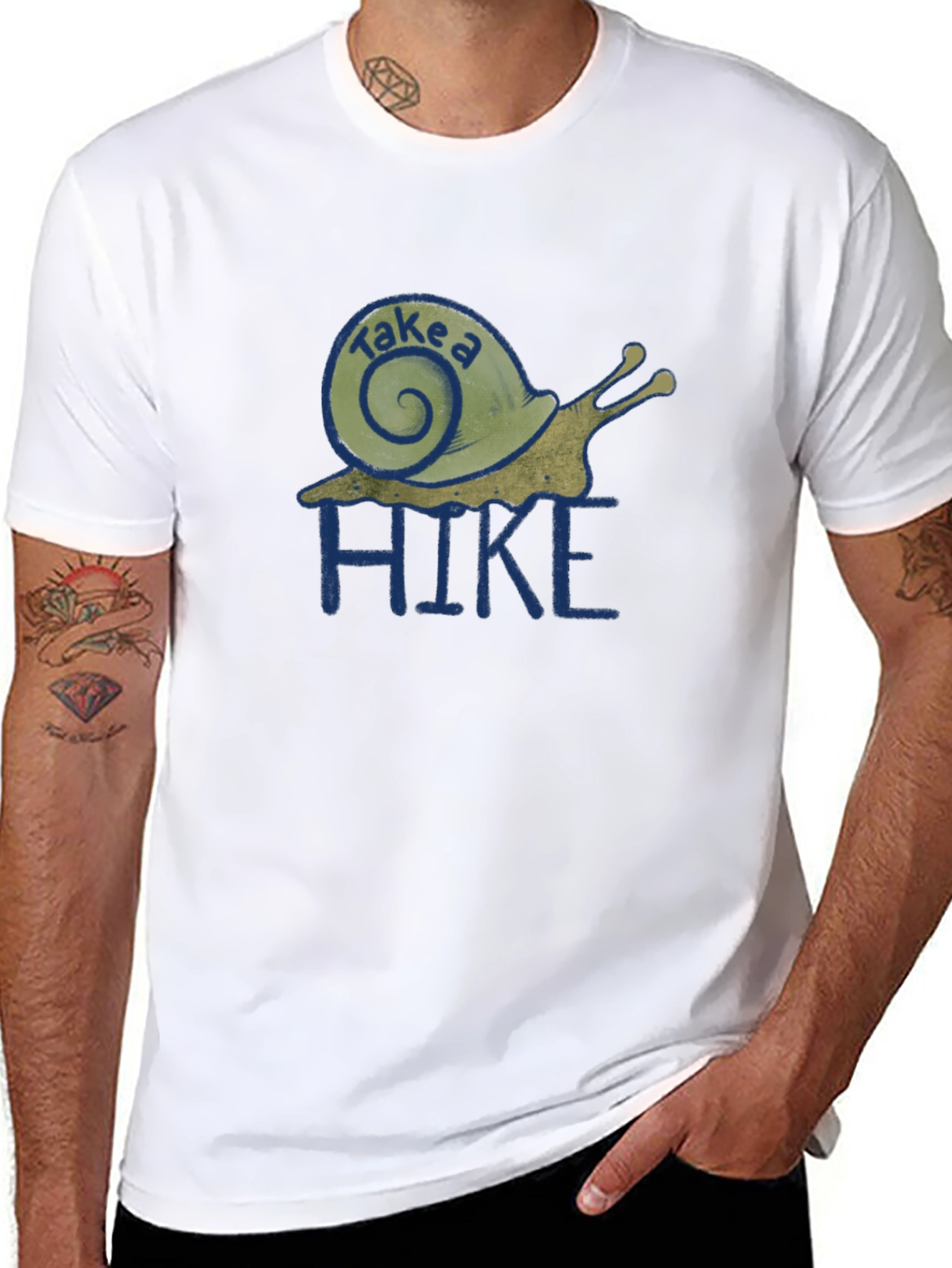 Take a Hike Snail Graphic T-Shirt