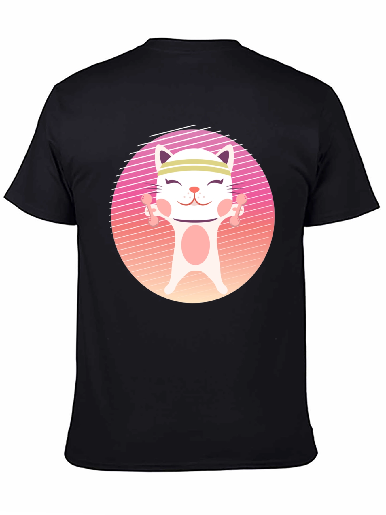 Workout Cat T-Shirt - Fitness Kitten Tee