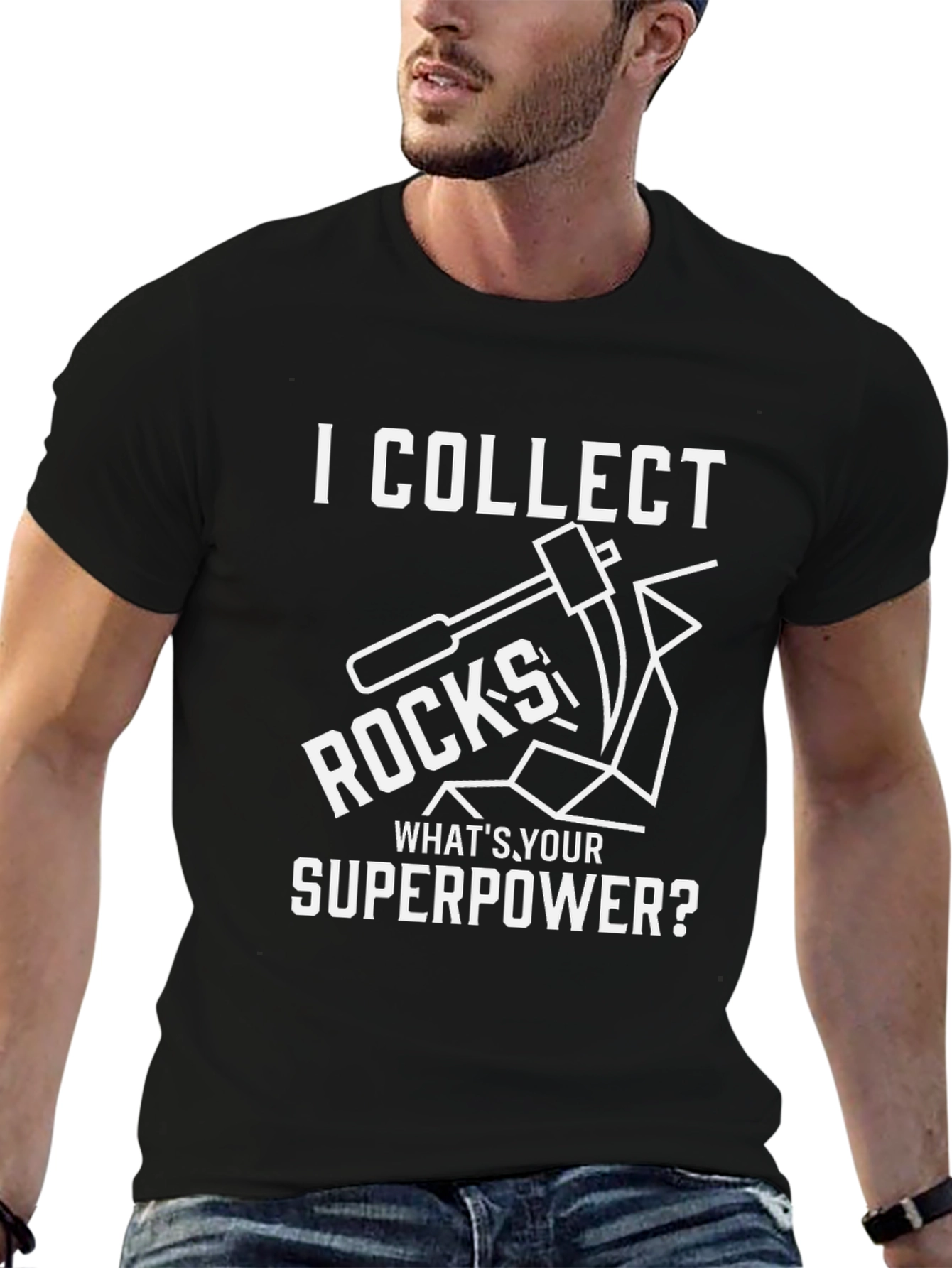 I Collect Rocks T-Shirt - Geologist Superpower Tee