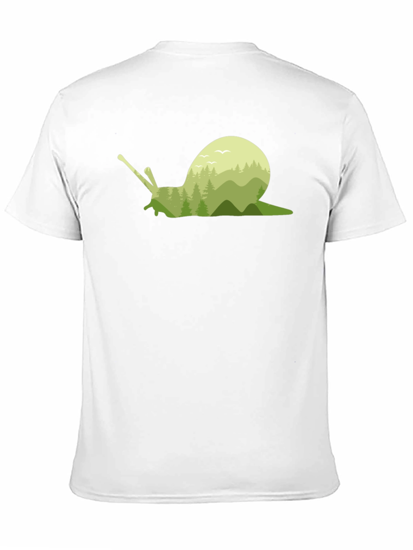 Nature Snail Graphic Tee - Soft Cotton Blend