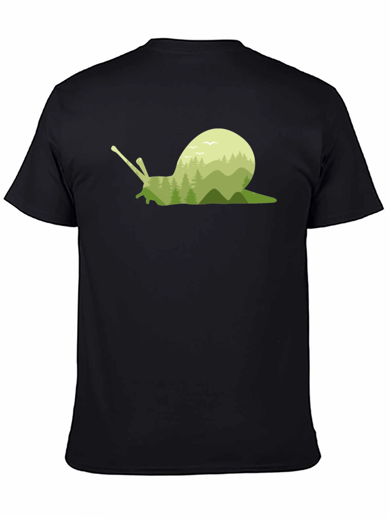 Nature Snail Graphic Tee - Soft Cotton Blend