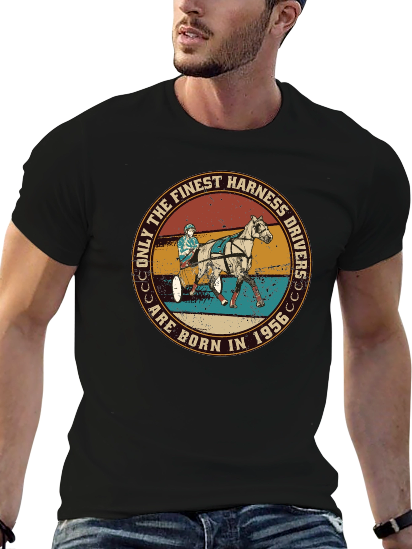 Finest Harness Drivers Born in 1956 T-Shirt