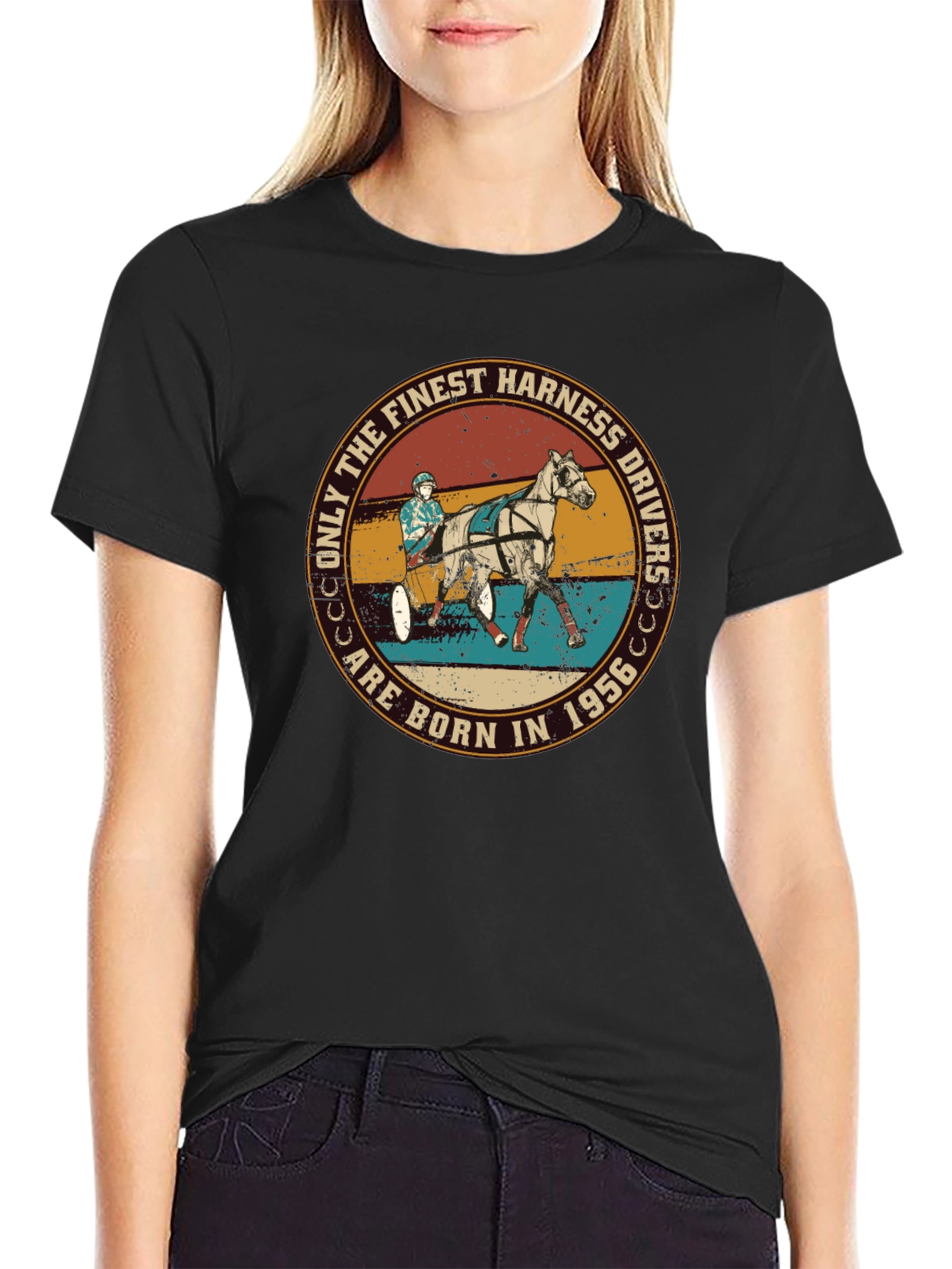 Finest Harness Drivers Born in 1956 T-Shirt