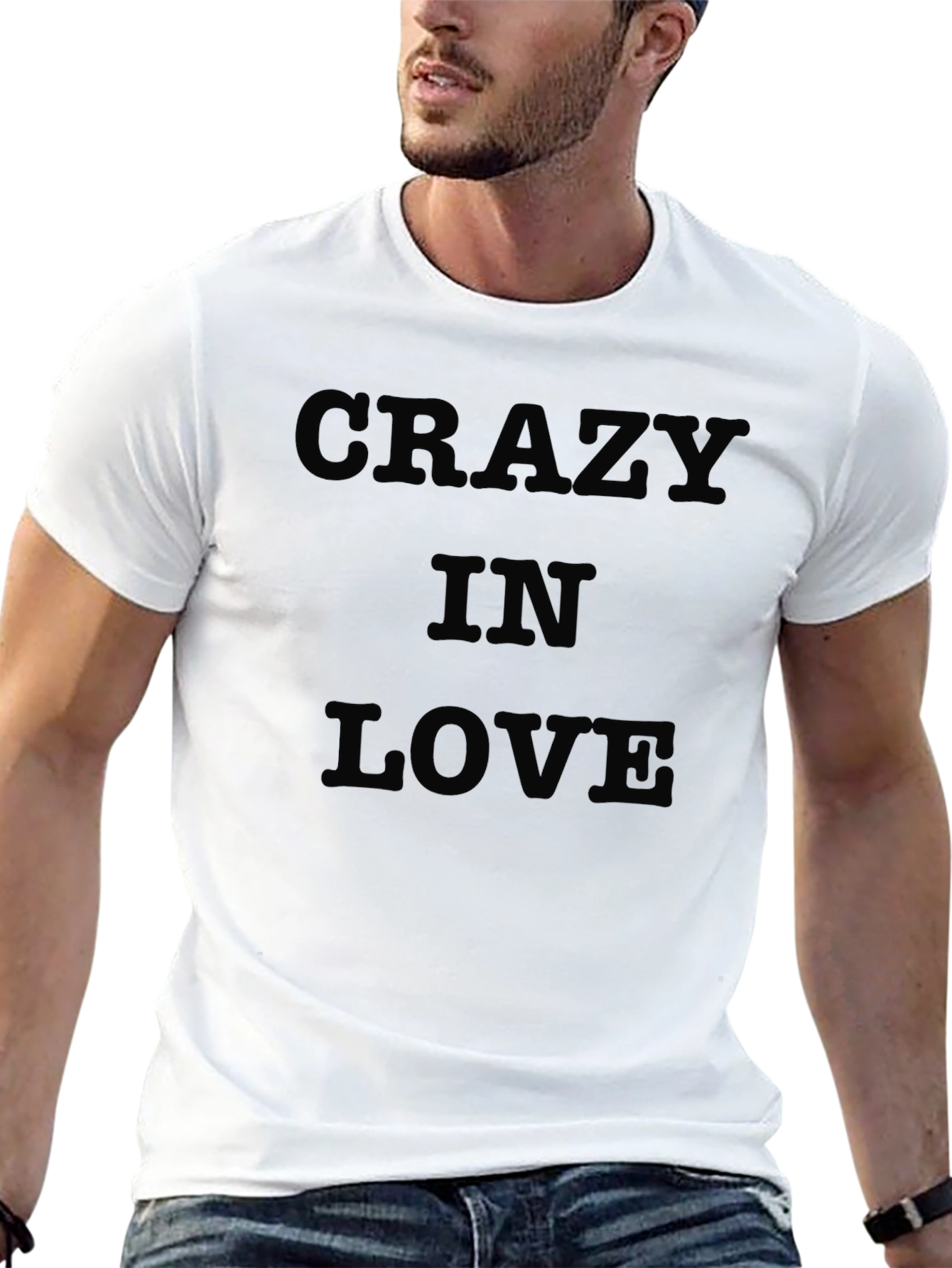 Crazy in Love Graphic Print Tee