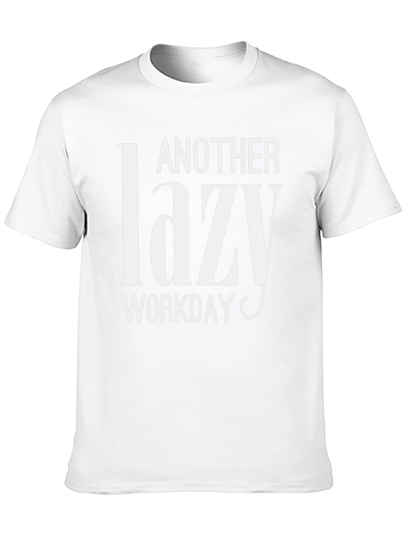 Another Lazy Workday Black T-Shirt