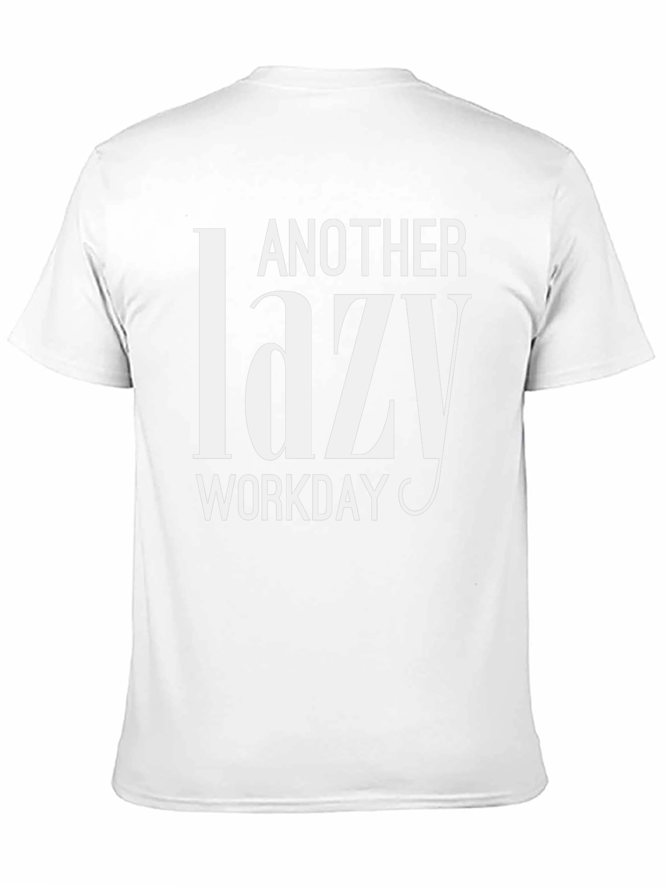 Another Lazy Workday Black T-Shirt