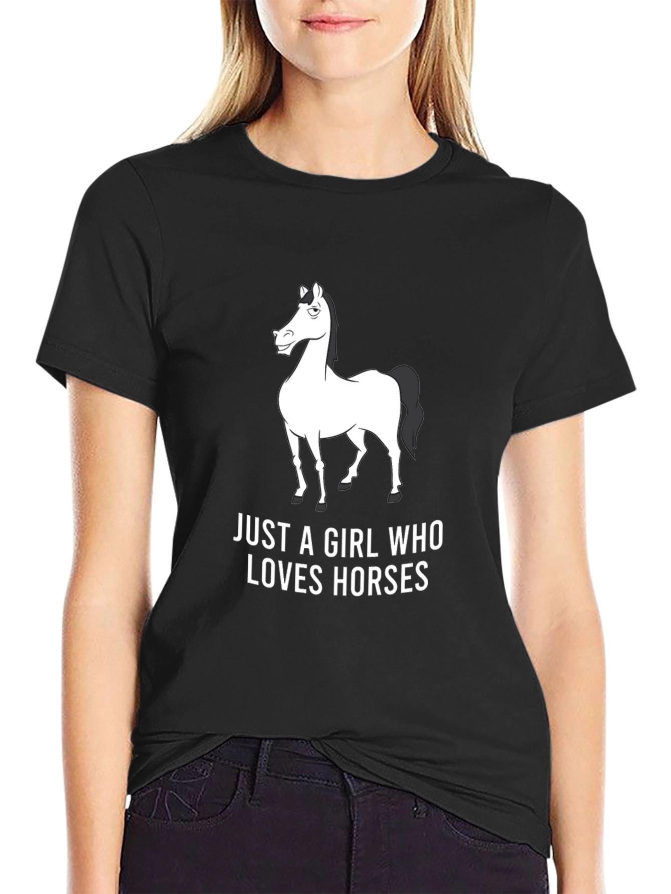 Horse Lover Graphic Tee - Black Unisex T-Shirt