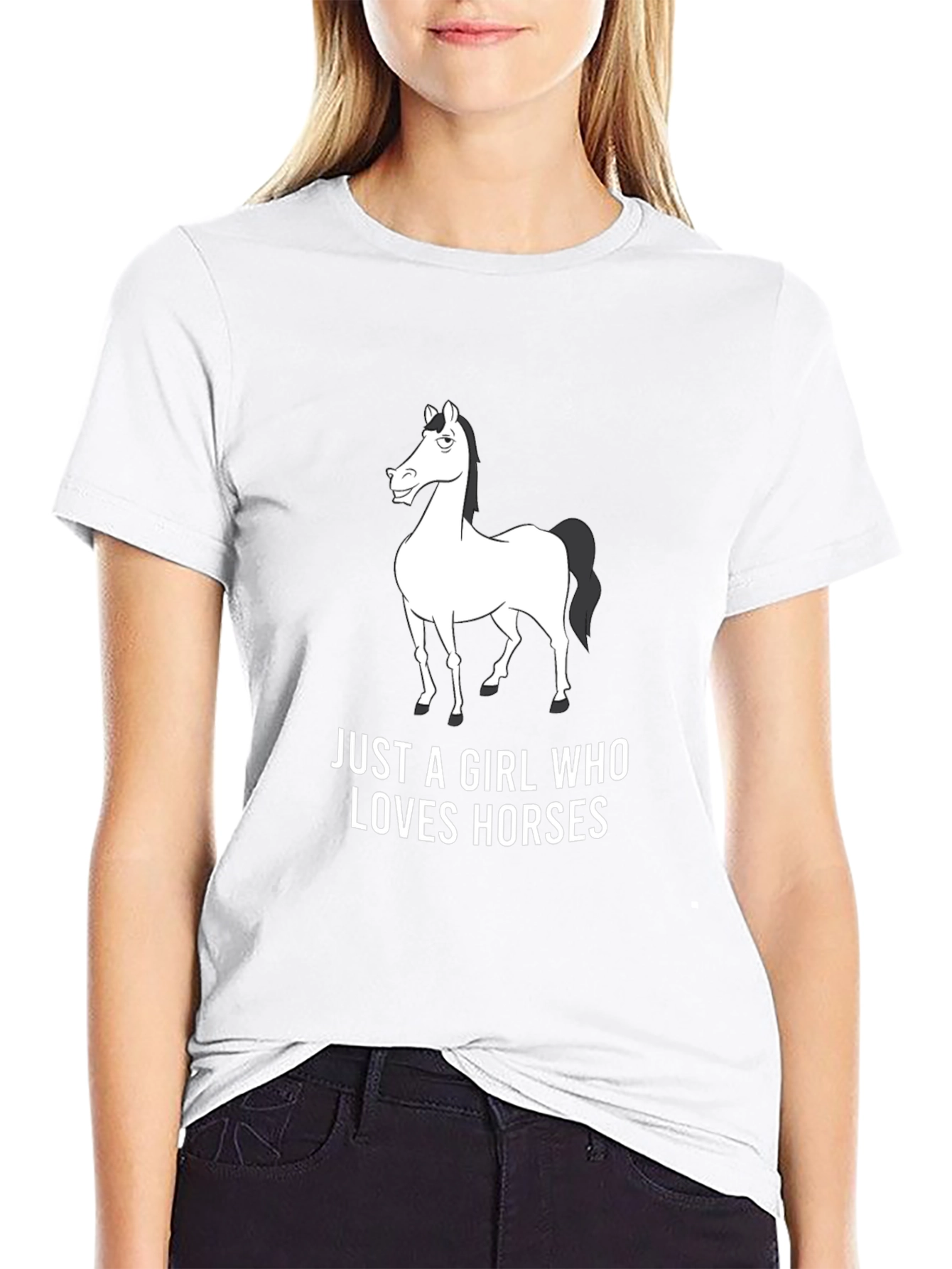 Horse Lover Graphic Tee - Black Unisex T-Shirt