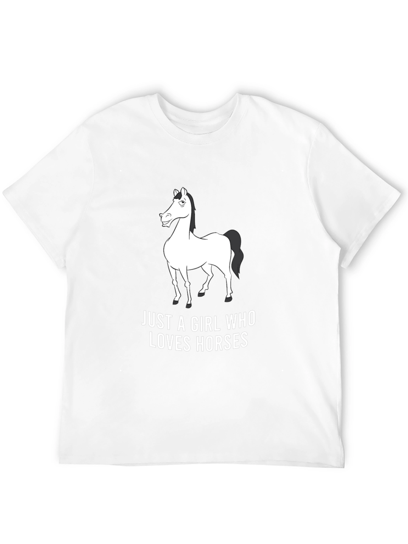 Horse Lover Graphic Tee - Black Unisex T-Shirt