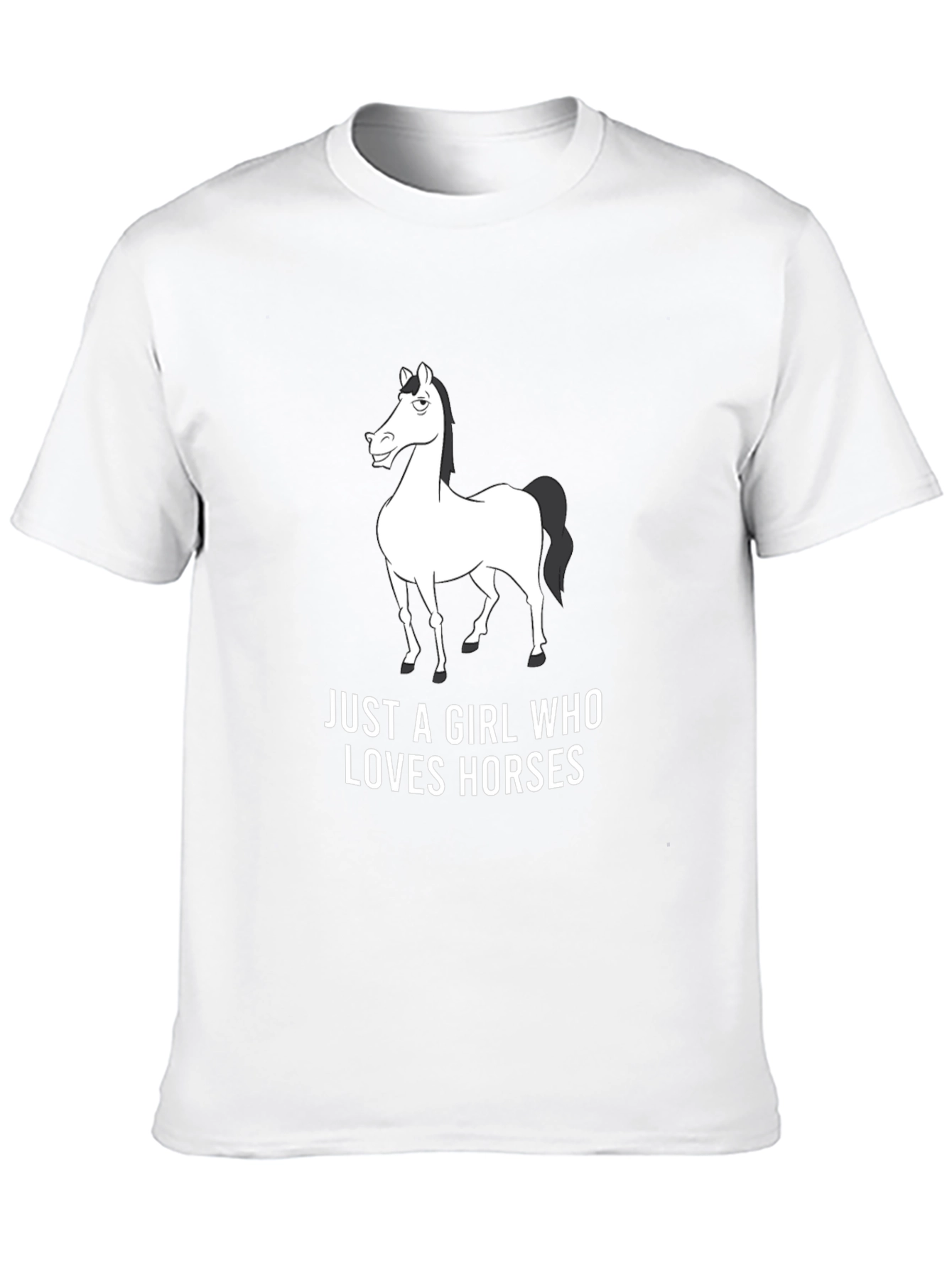 Horse Lover Graphic Tee - Black Unisex T-Shirt