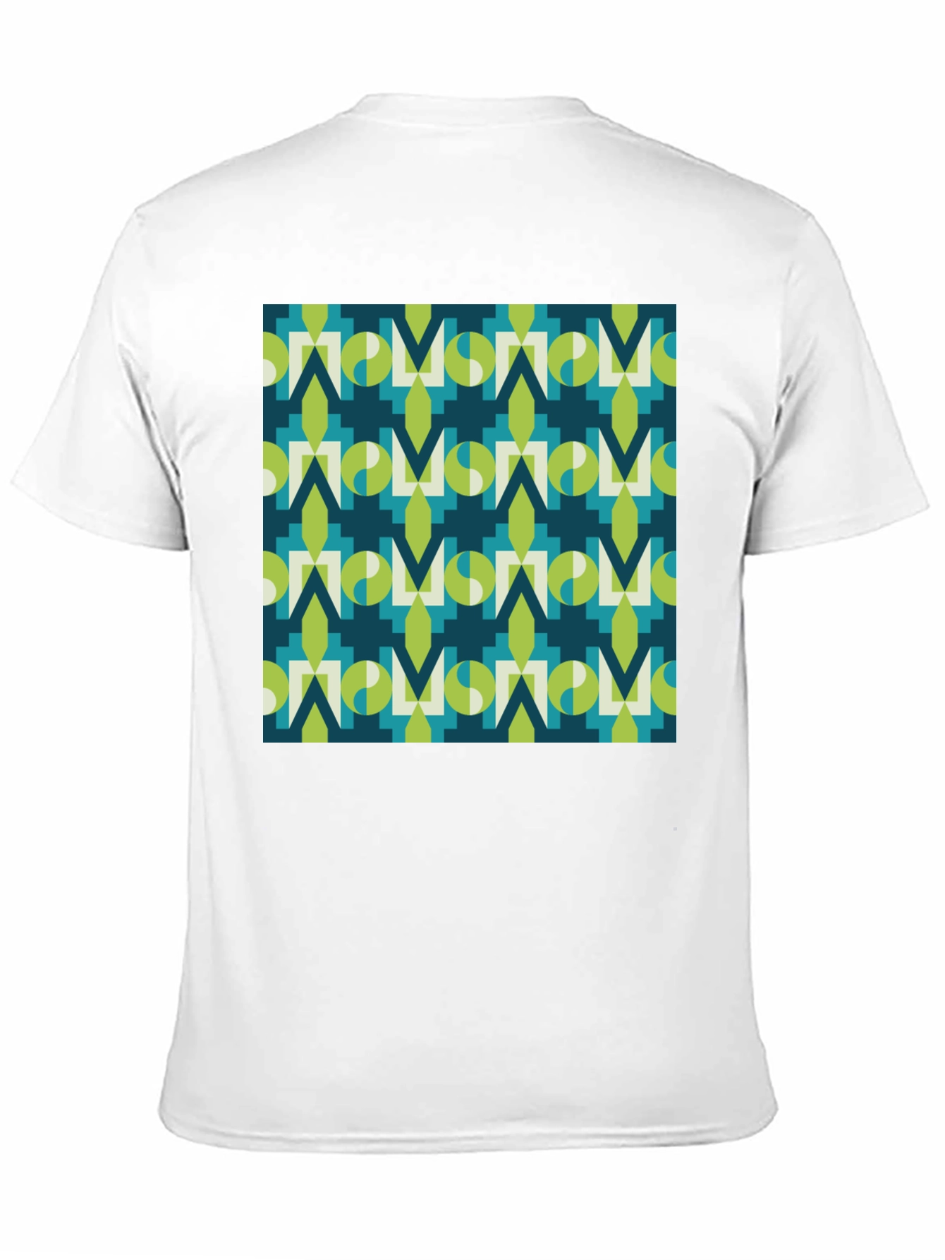 Geometric Pattern Tee - Modern Graphic Print