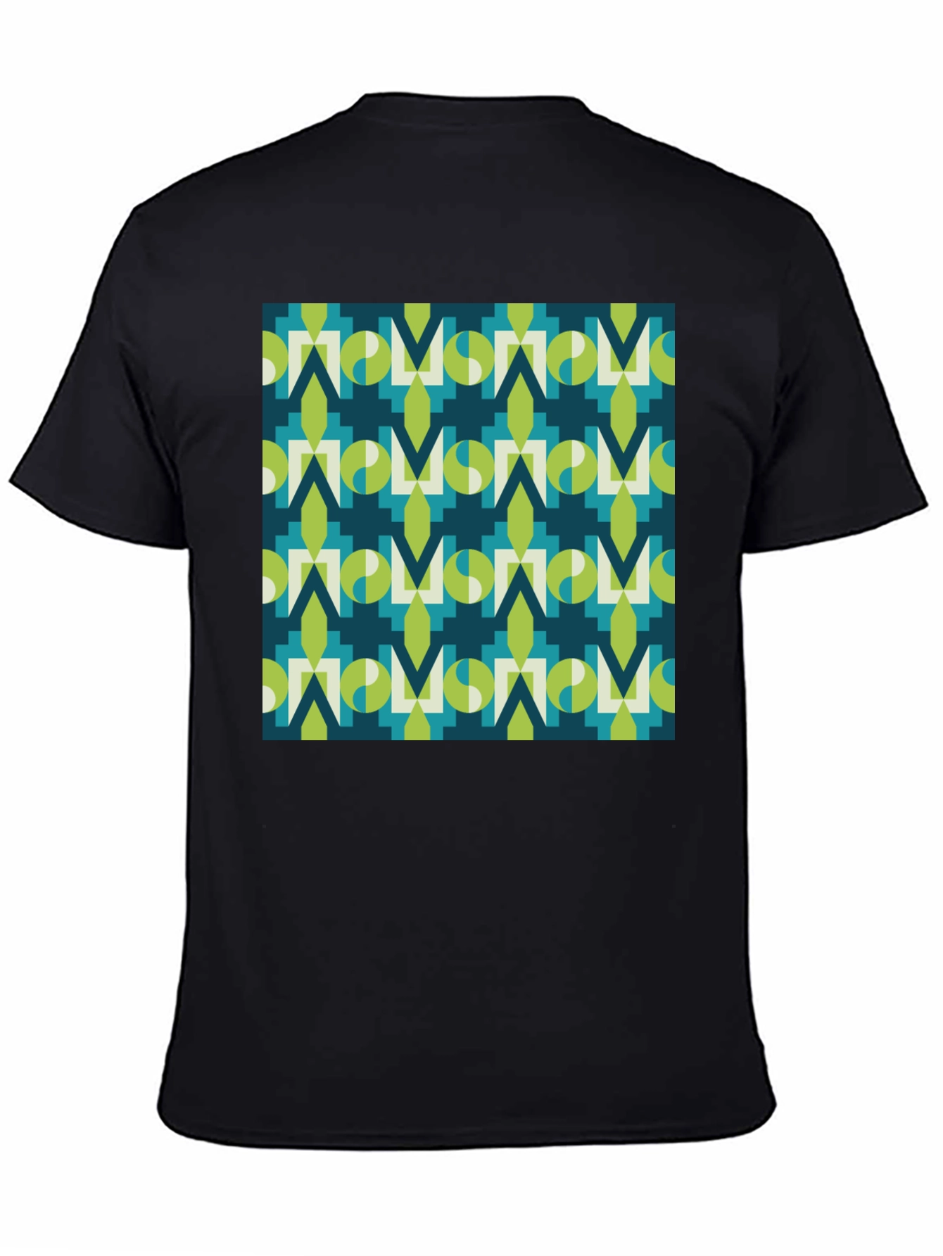 Geometric Pattern Tee - Modern Graphic Print