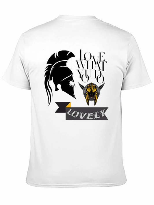 Black Graphic Tee - Love What You Do - Mens
