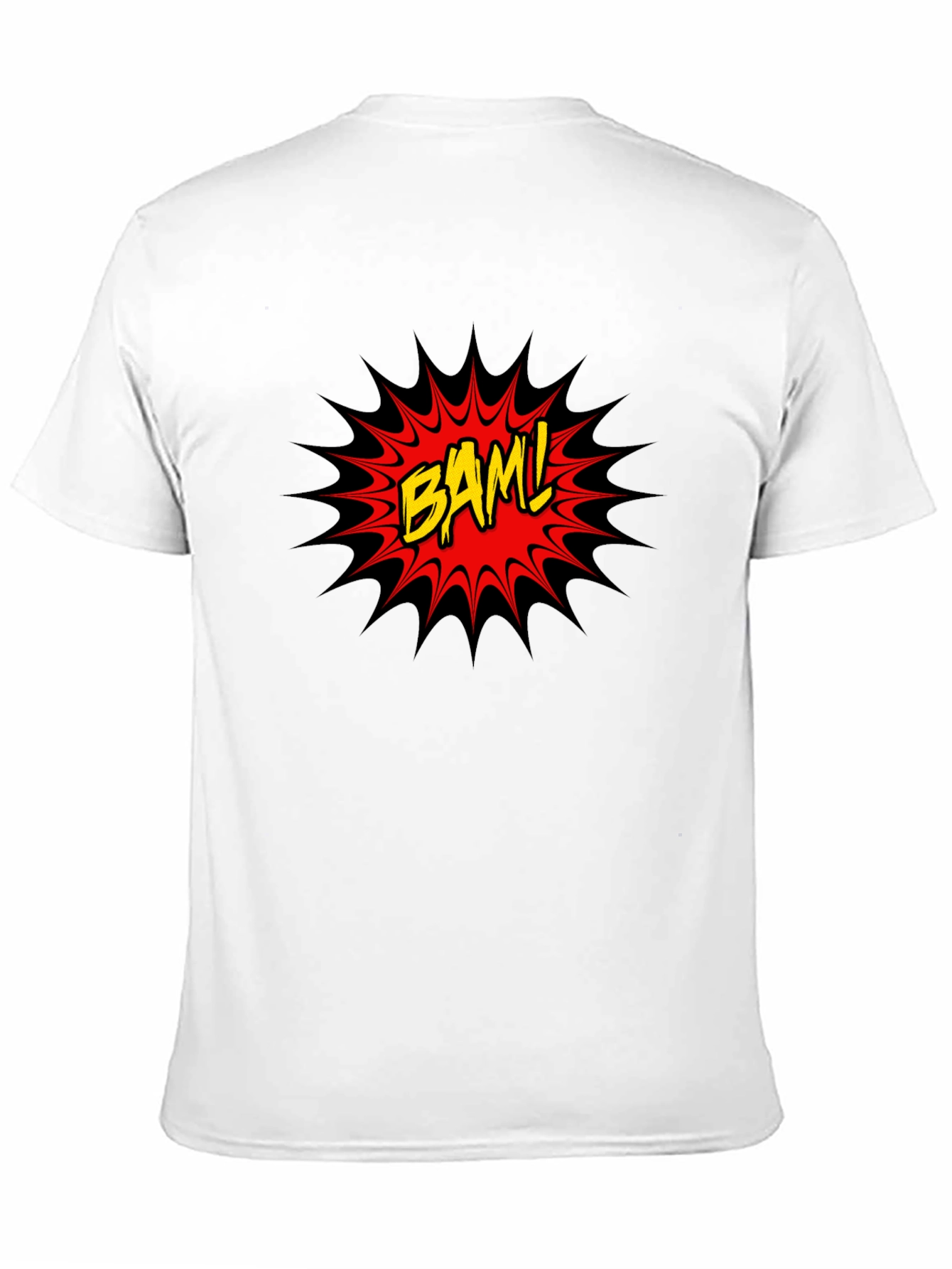 BAM! Comic Style Graphic Tee - Black