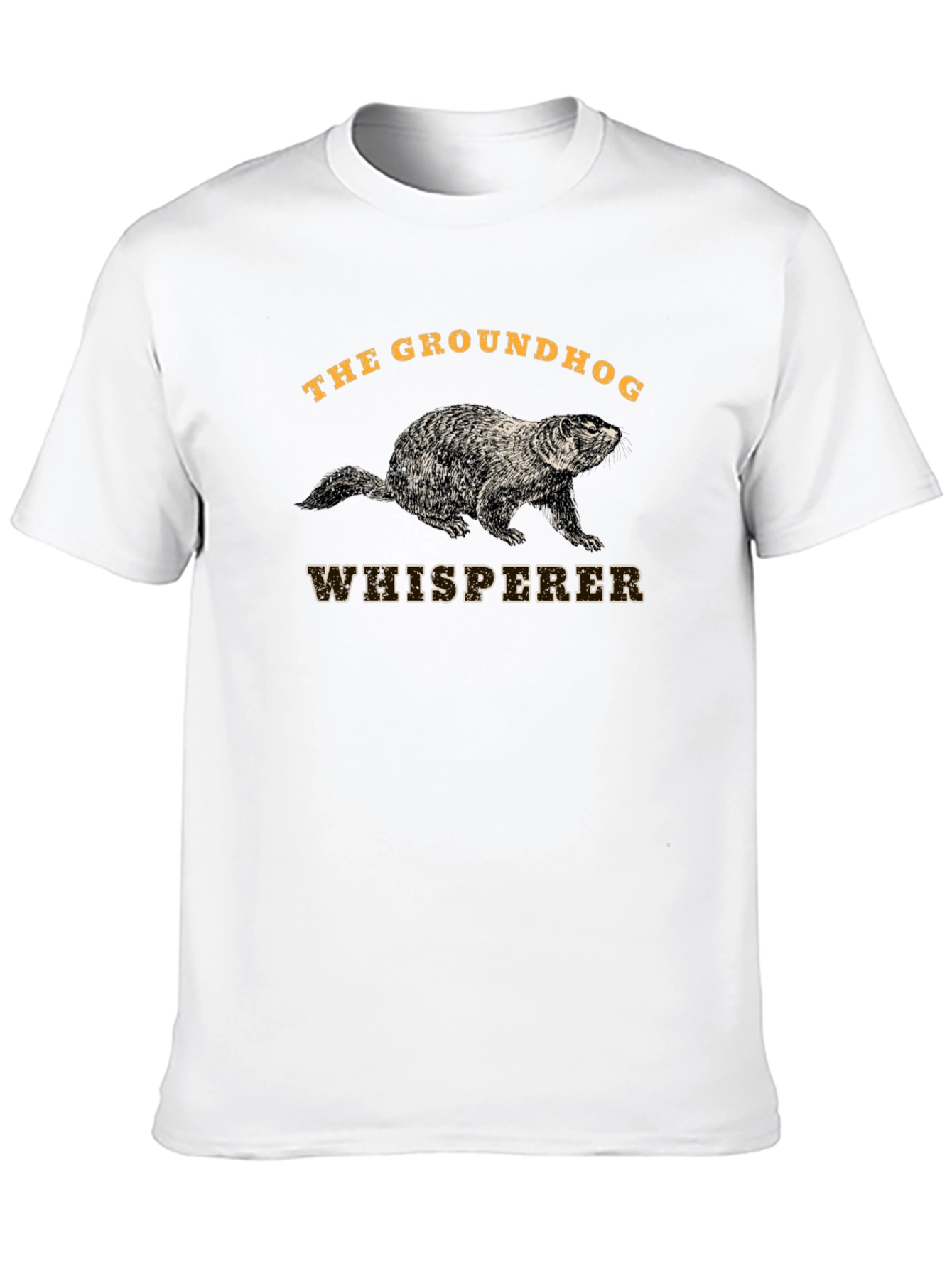 Groundhog Whisperer Black T-Shirt