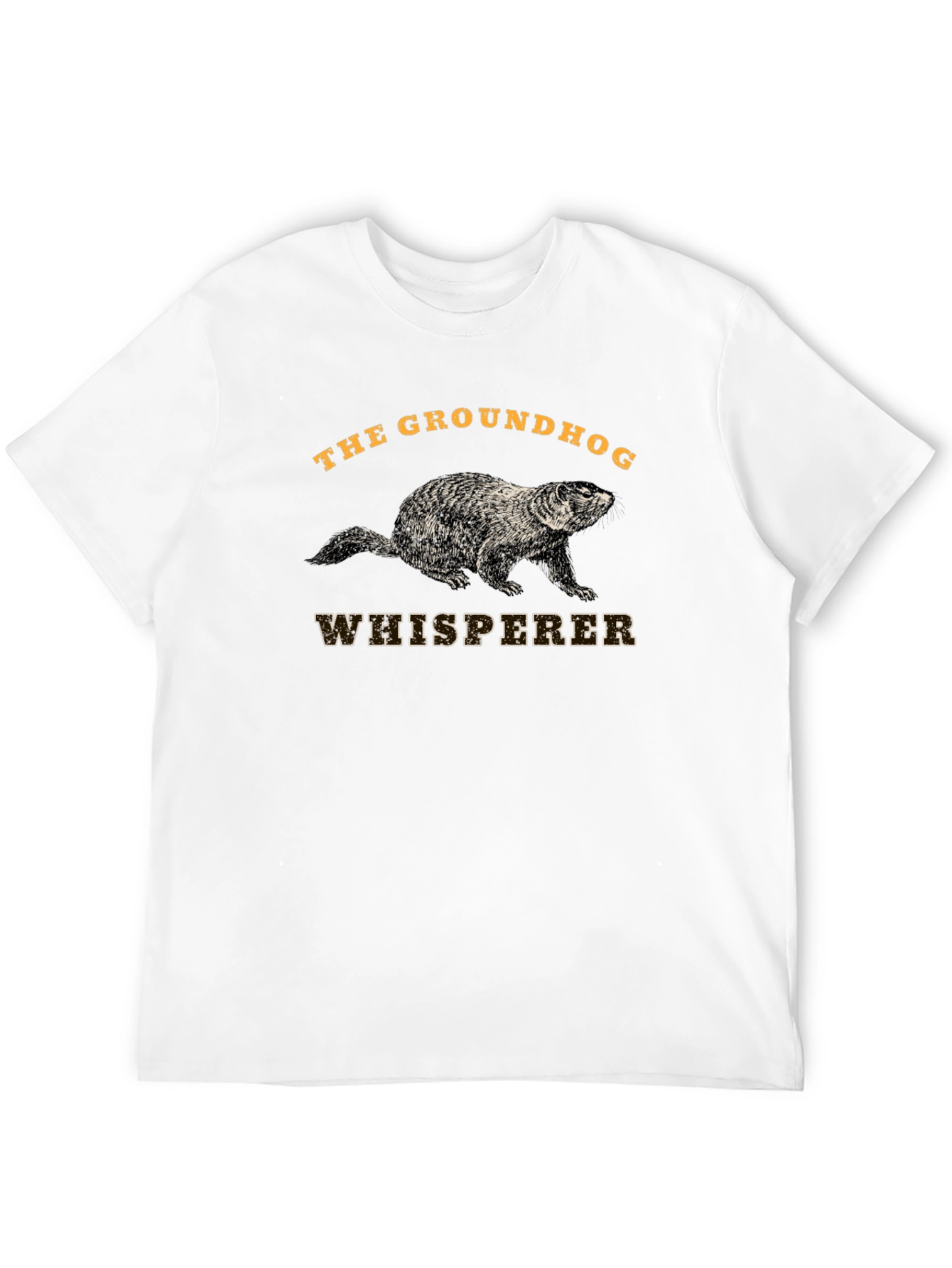 Groundhog Whisperer Black T-Shirt