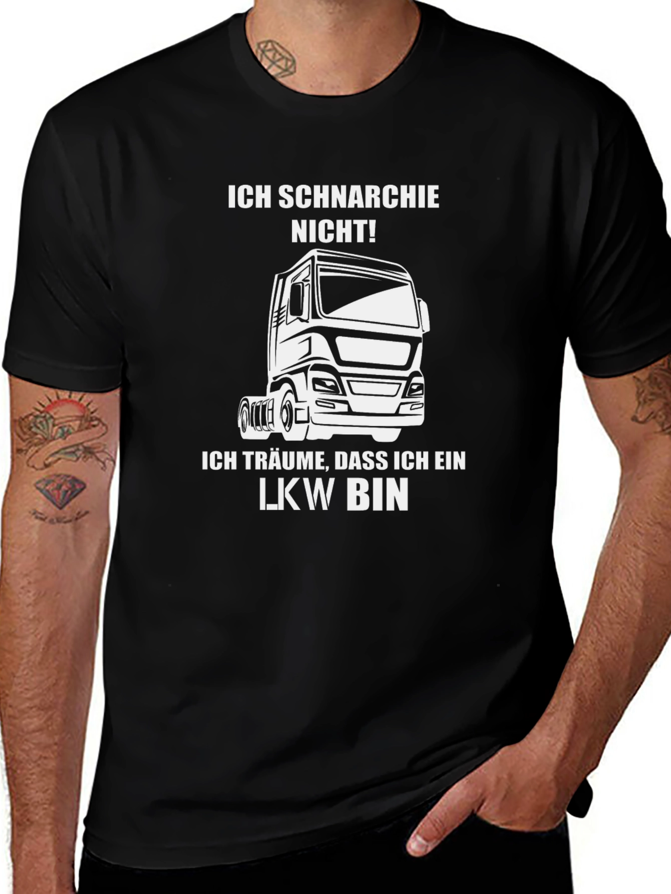 Ich Schnarchie Nicht! Trucker T-Shirt