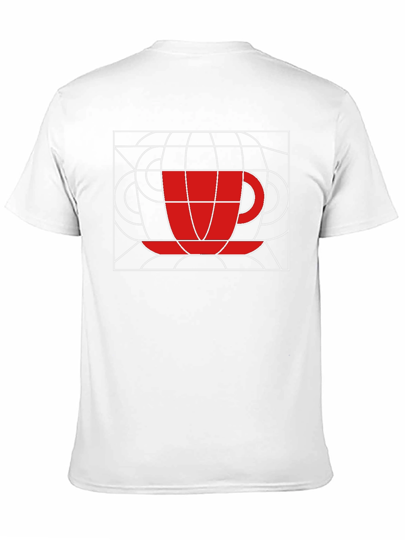 Abstract Coffee Cup T-Shirt - Graphic Tee