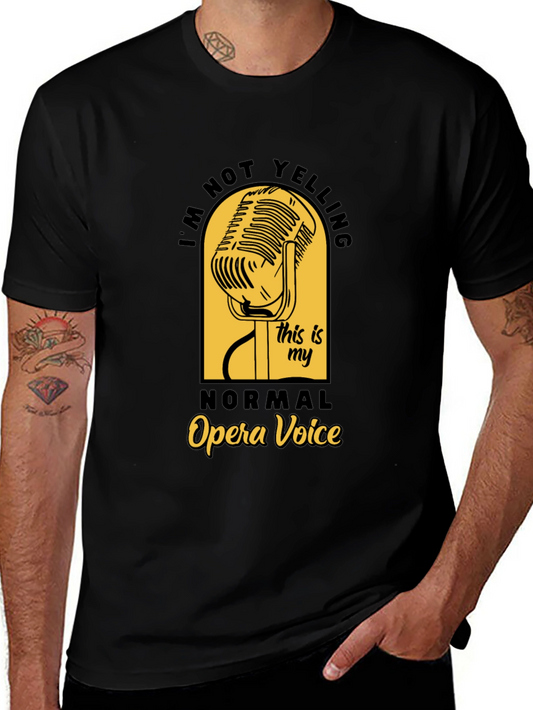 Opera Voice T-Shirt - Funny Singer Tee