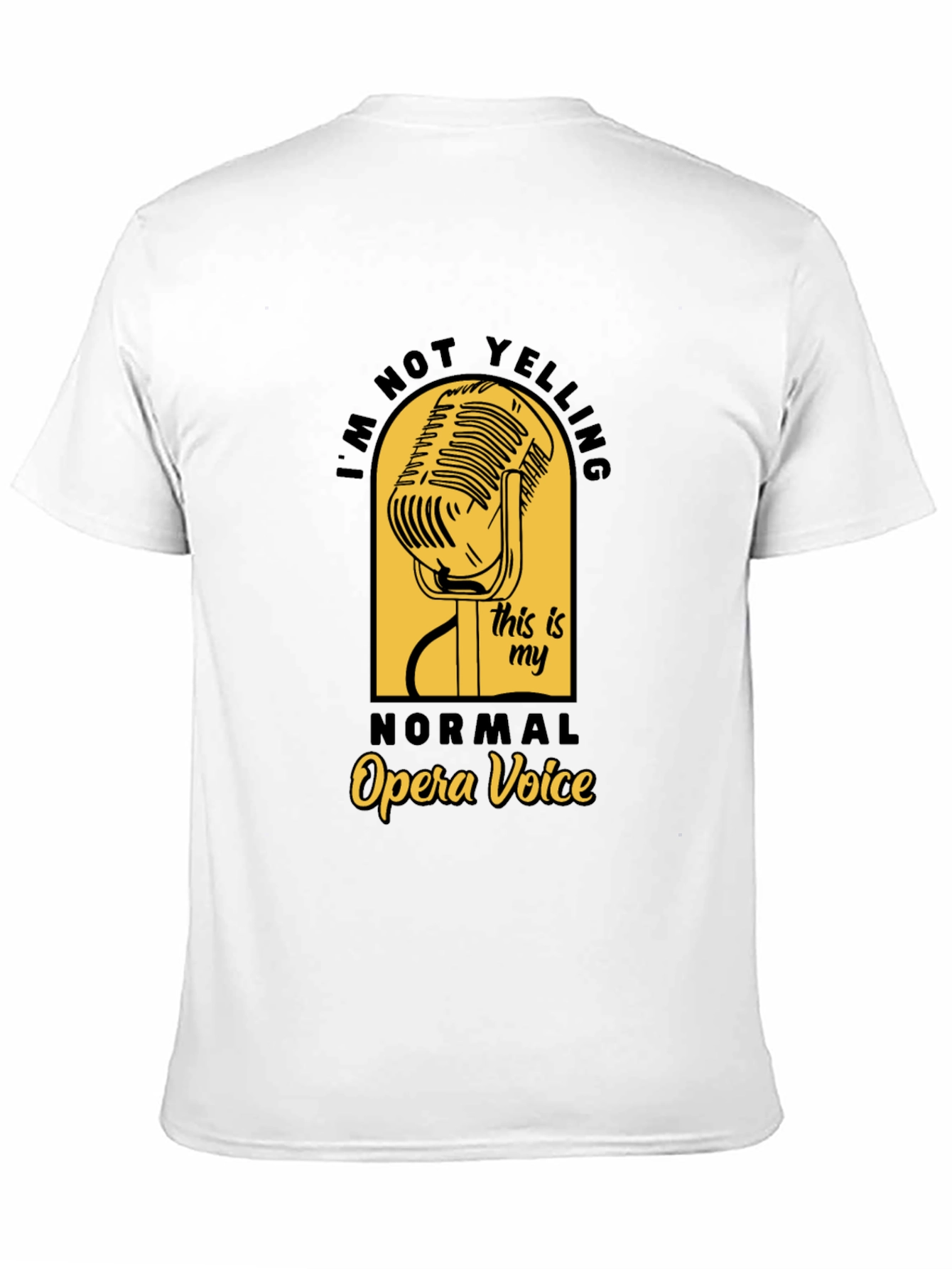 Opera Voice T-Shirt - Funny Singer Tee