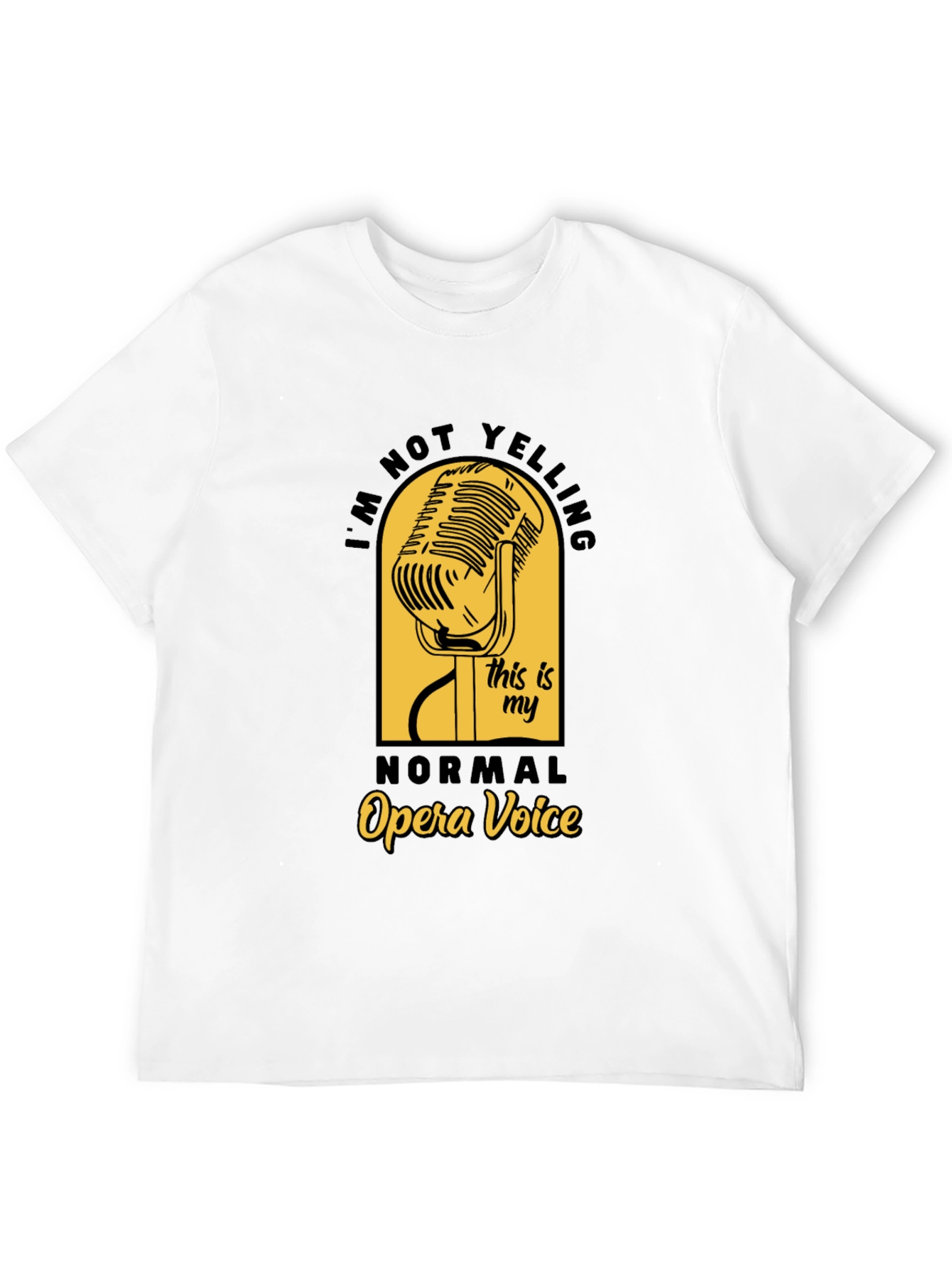 Opera Voice T-Shirt - Funny Singer Tee