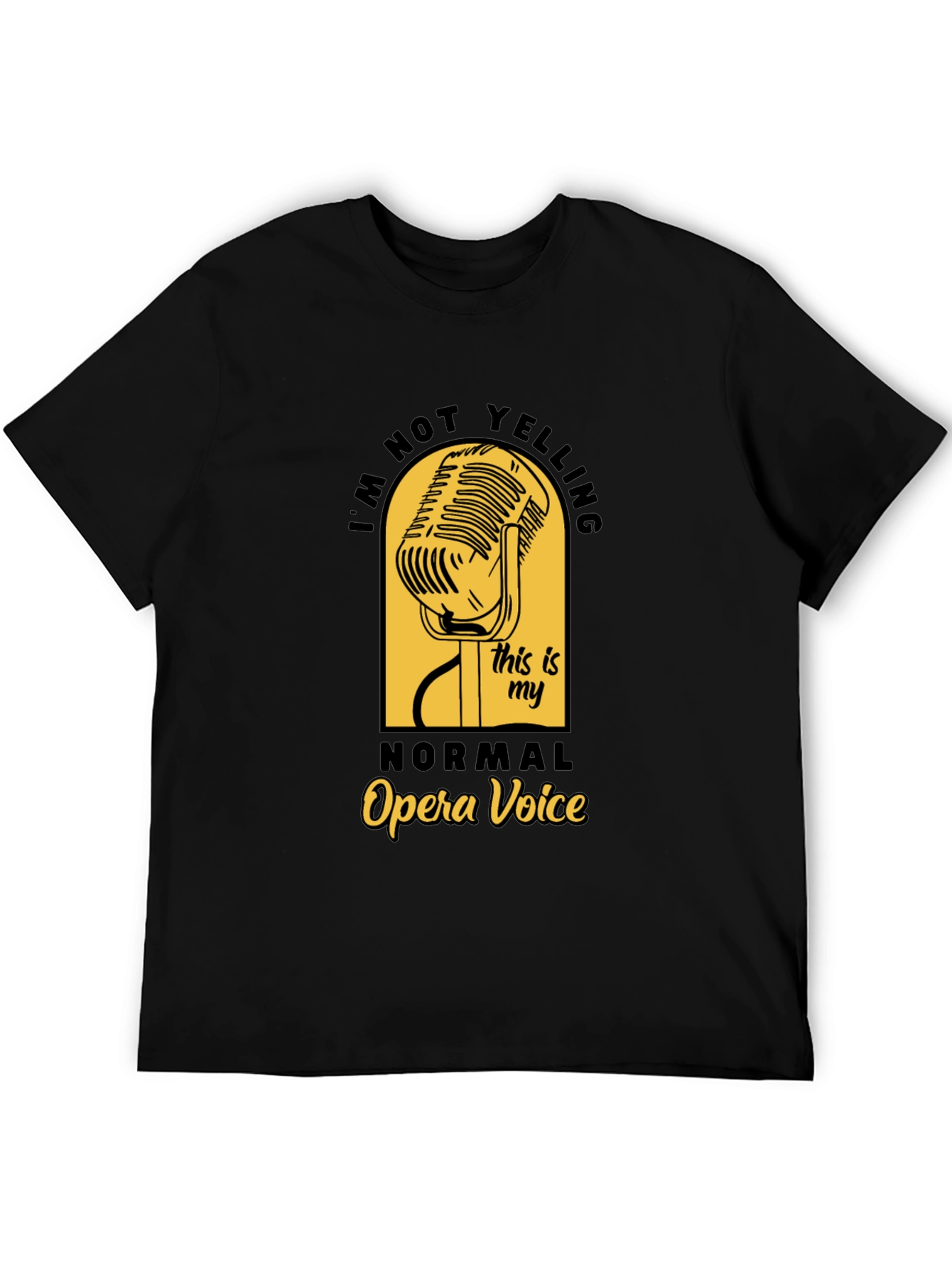 Opera Voice T-Shirt - Funny Singer Tee