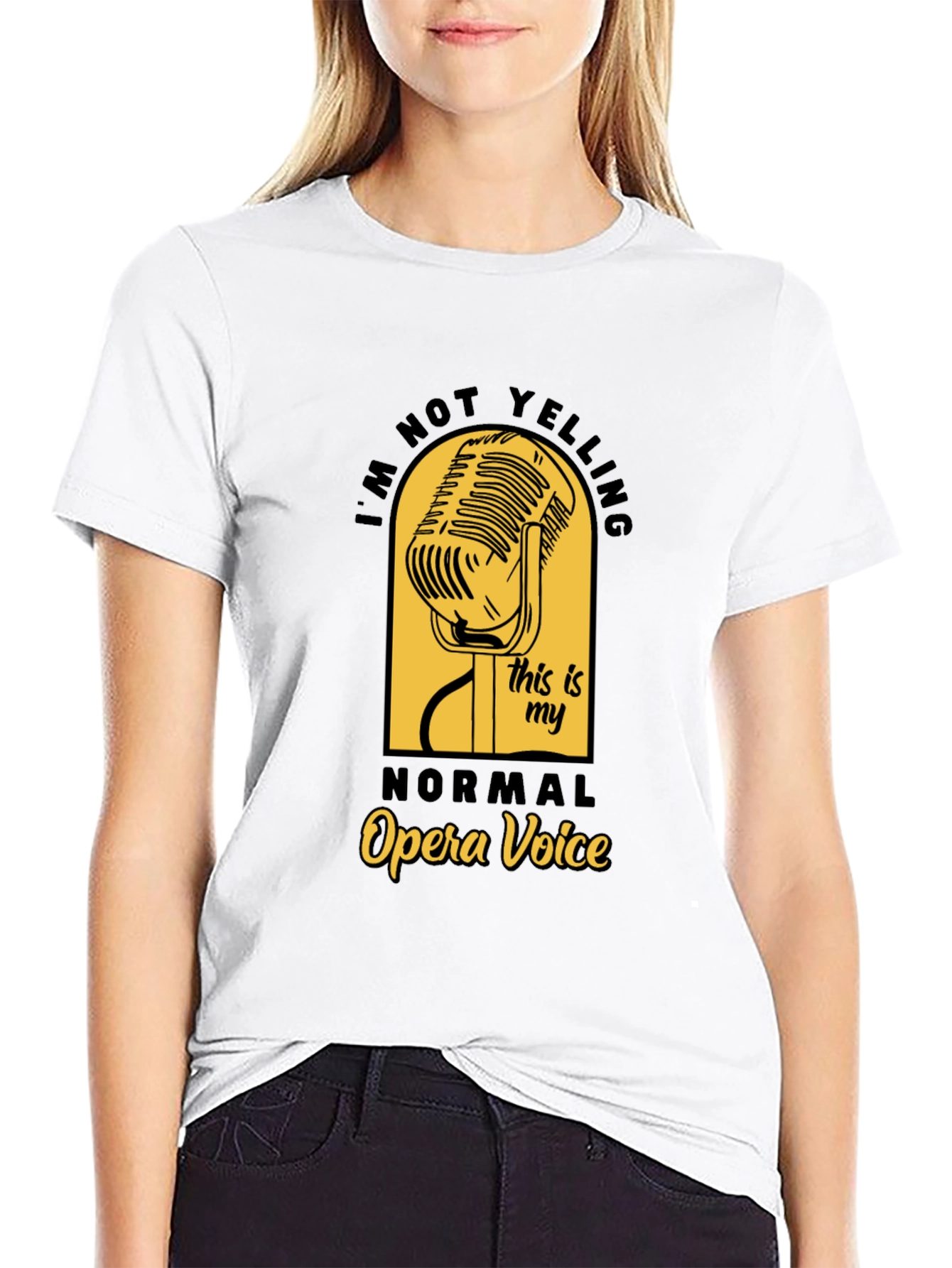 Opera Voice T-Shirt - Funny Singer Tee