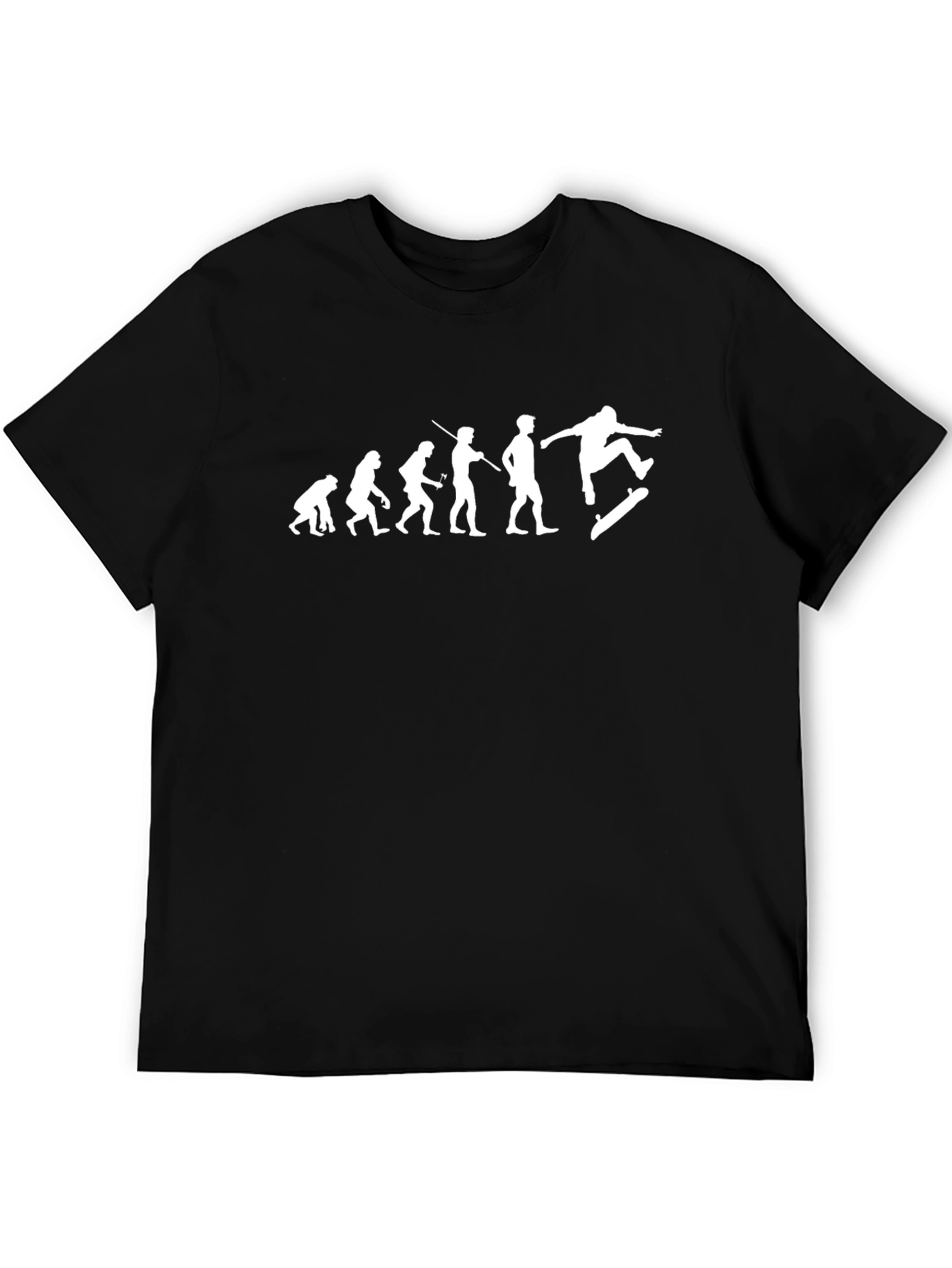 Evolution of Skateboarding Graphic Tee - Black
