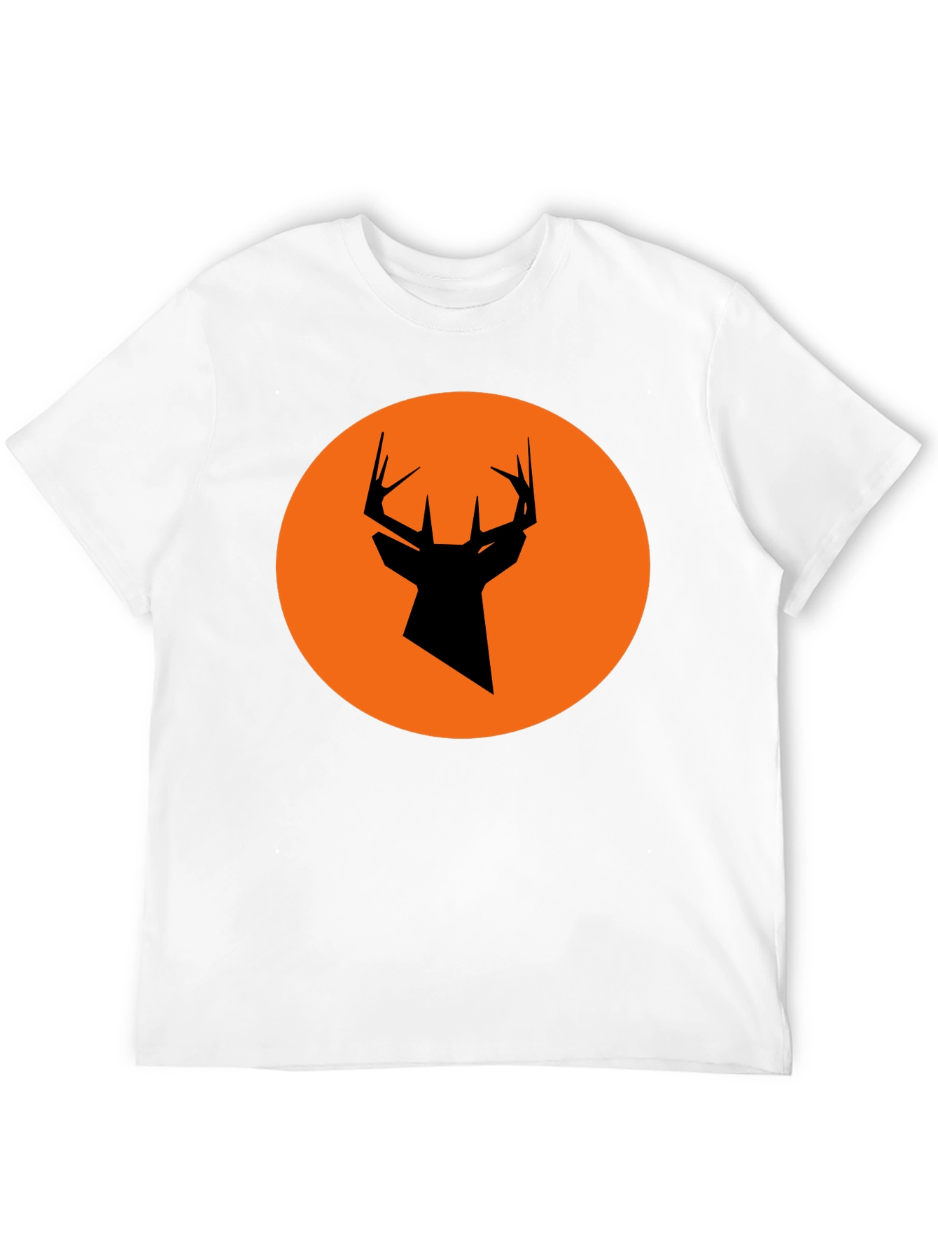 Modern Deer Silhouette Graphic Tee